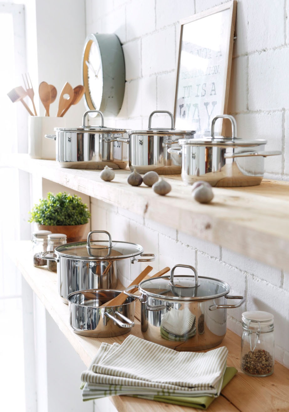 WMF Bratentopf »Inspiration«, Cromargan® Edelstahl Rostfrei 18/10, Ø 16 cm, Induktion