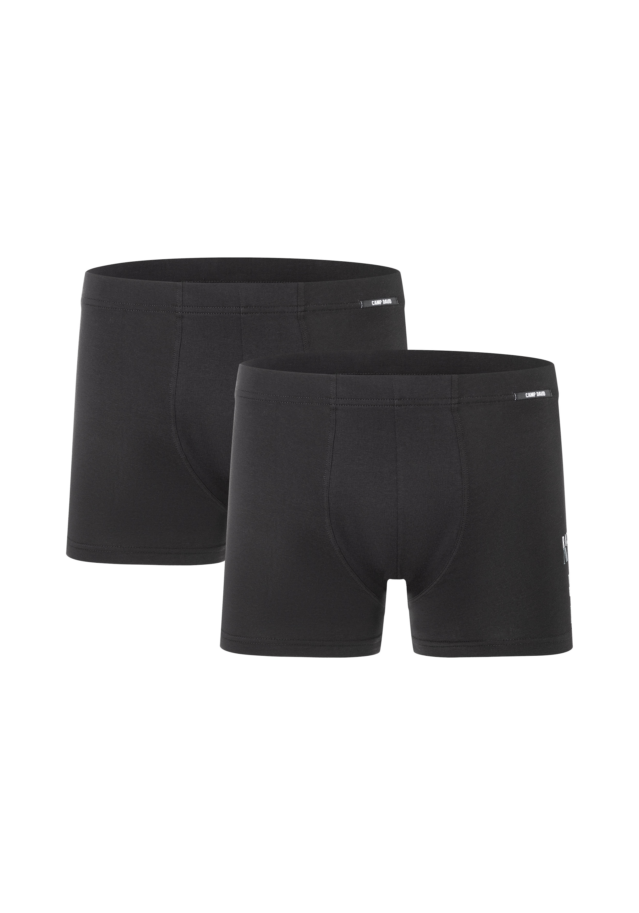 CAMP DAVID Boxershorts »casual« 2er Pack,  mit elastischem Bund