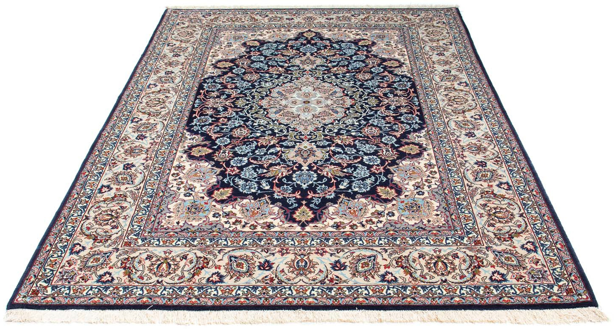 morgenland Orientteppich »Perser - Isfahan - Premium - 226 x 149 cm - dunke günstig online kaufen