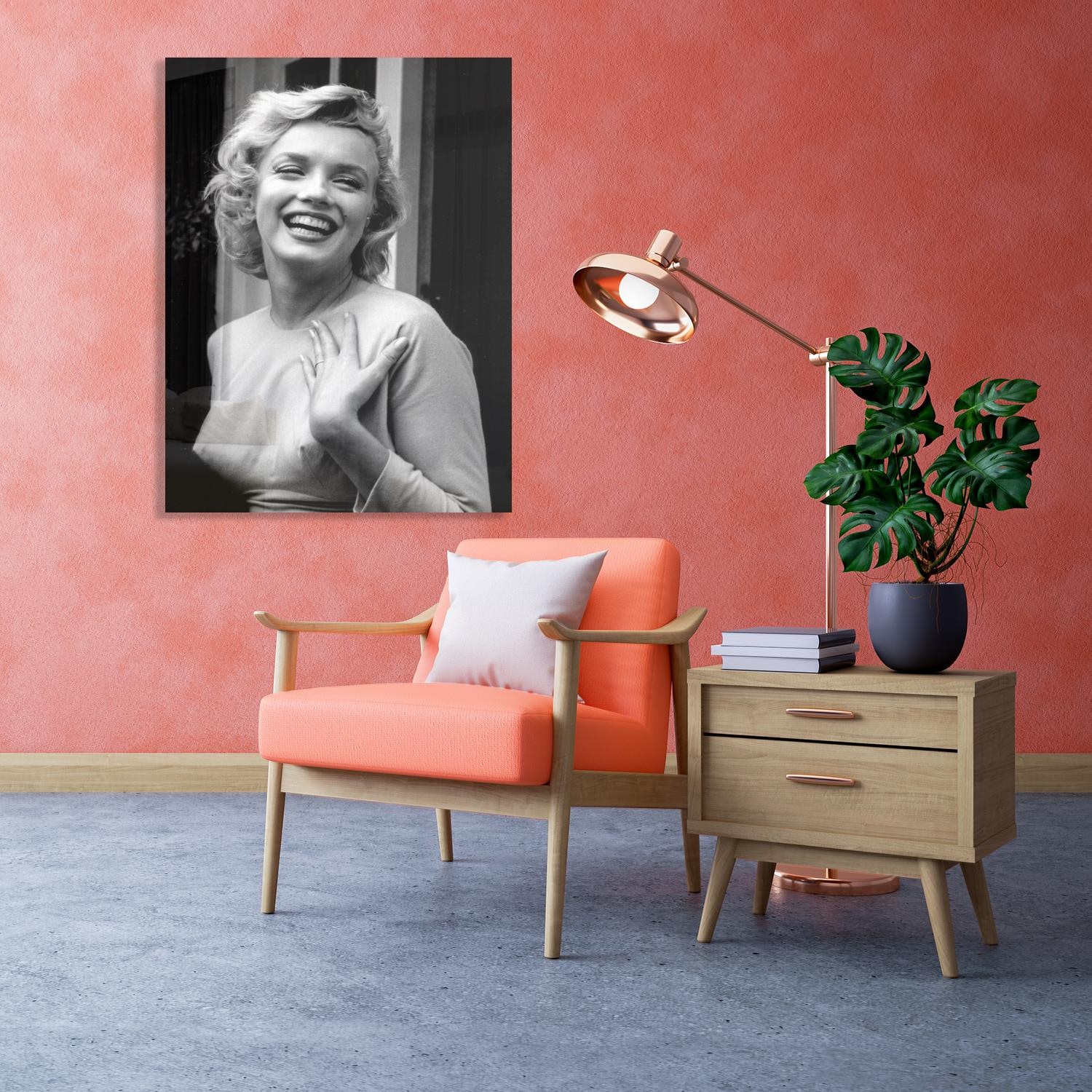 queence Acrylglasbild »Marilyn«, Schwarz-Weiß-Frau-Stars, Fine Art-Print in günstig online kaufen
