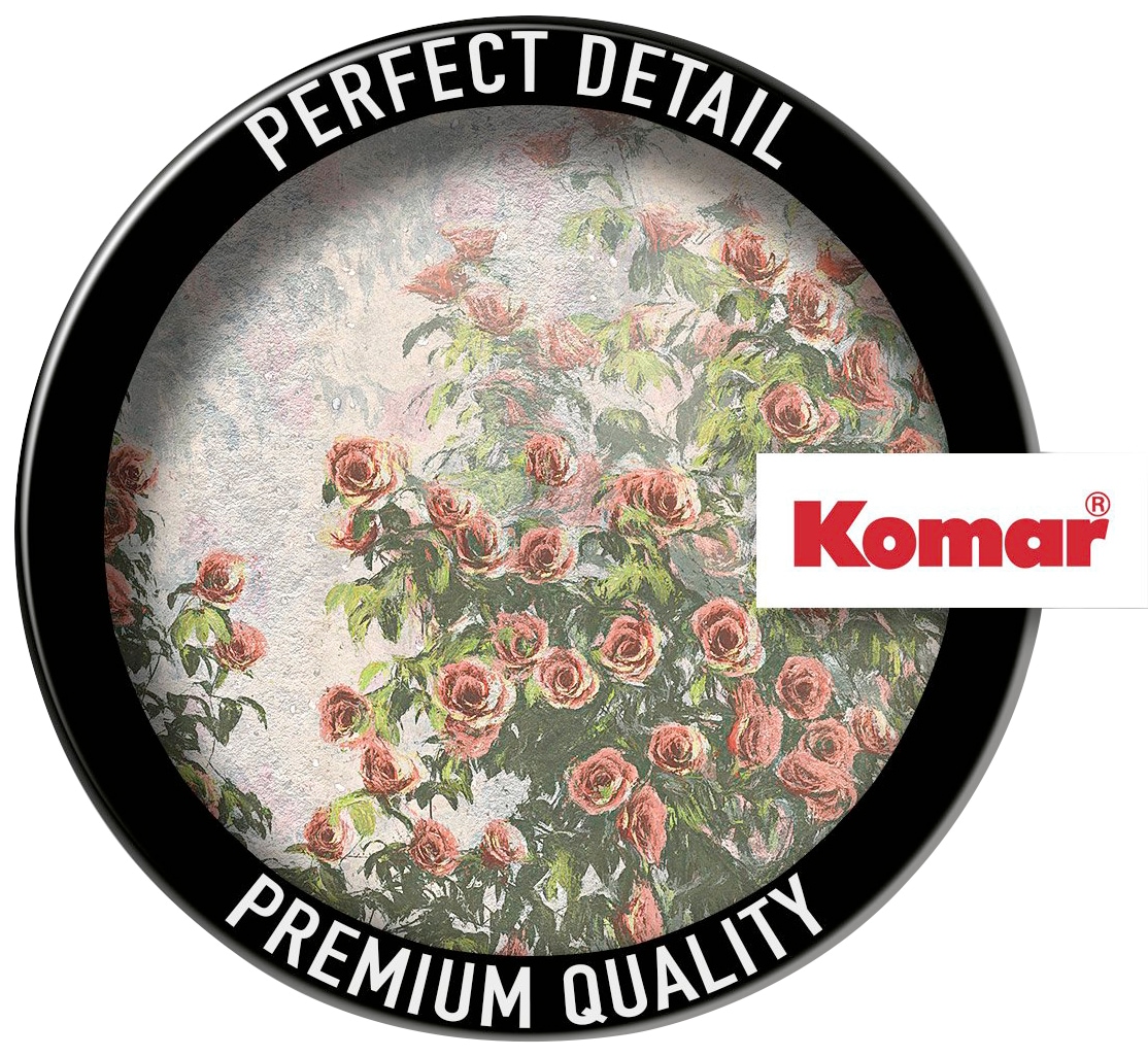 Komar Vliestapete »Digitaldruck Vlies -  Wall Roses - Größe 300 x 250 cm« bedruckt glatt Wohnzimmer, Schlafzimmer