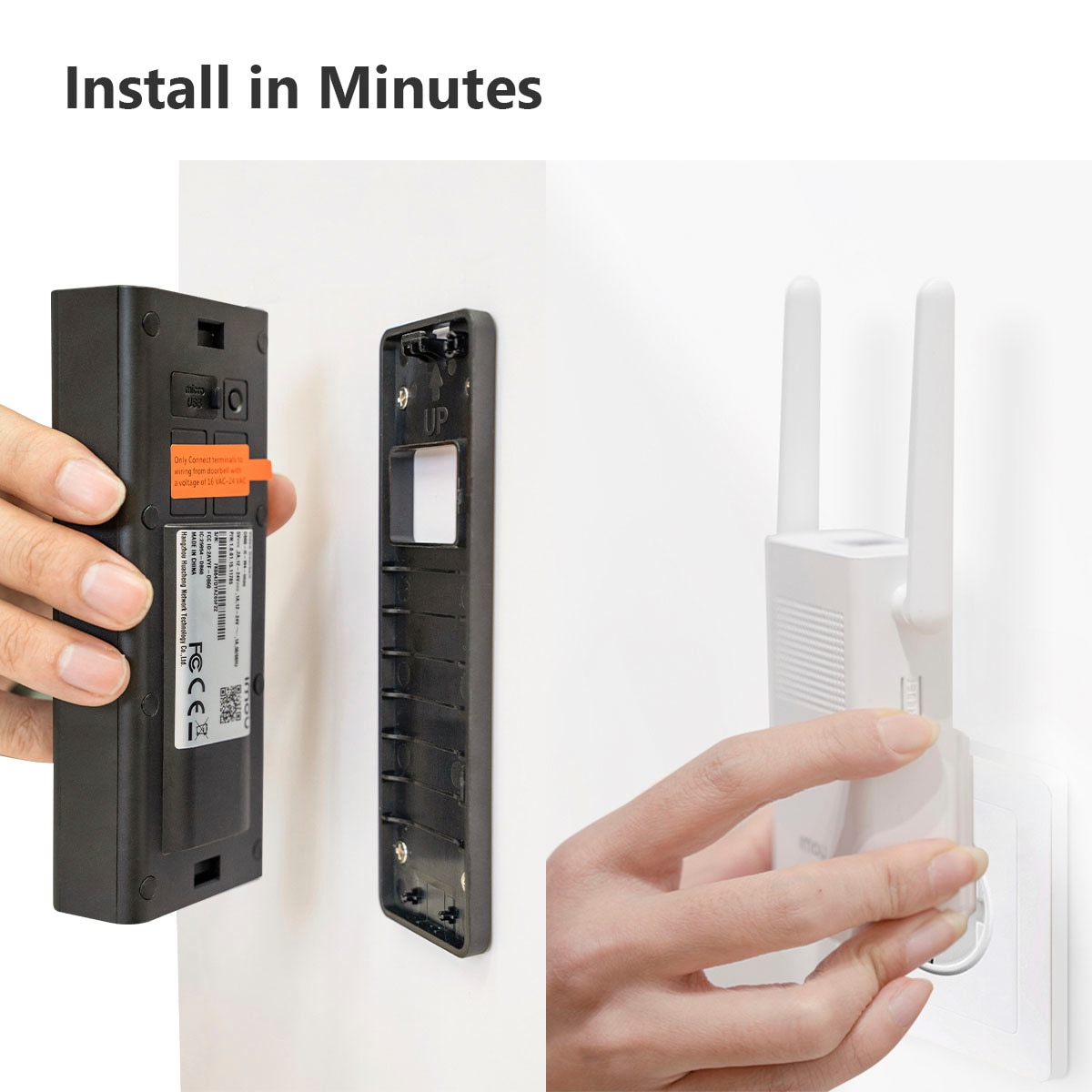 Imou Überwachungskamera »Smart Kamera-Türklingel DB60 Kit« Außenbereich