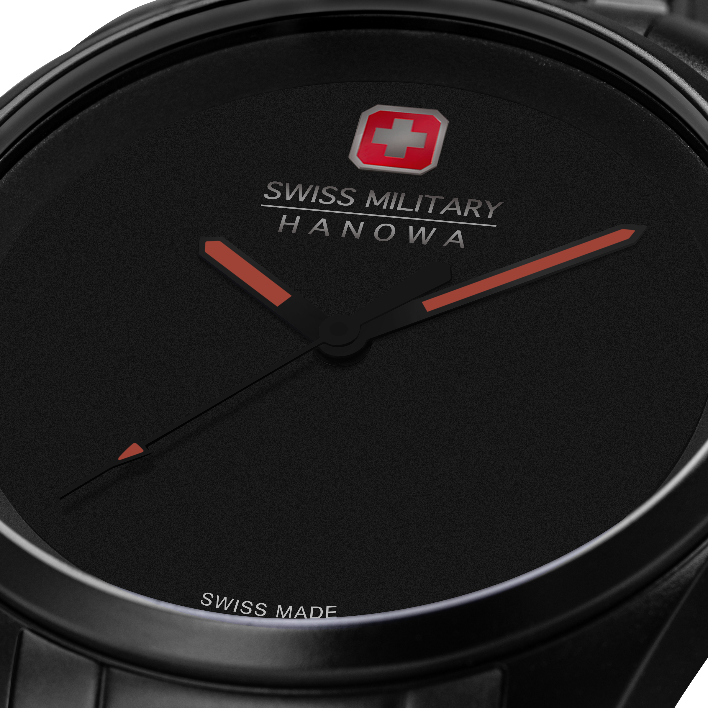 Swiss Military Hanowa Quarzuhr »Dark Matter« Armbanduhr, Herrenuhr, Swiss Made, Edelstahlarmband, analog