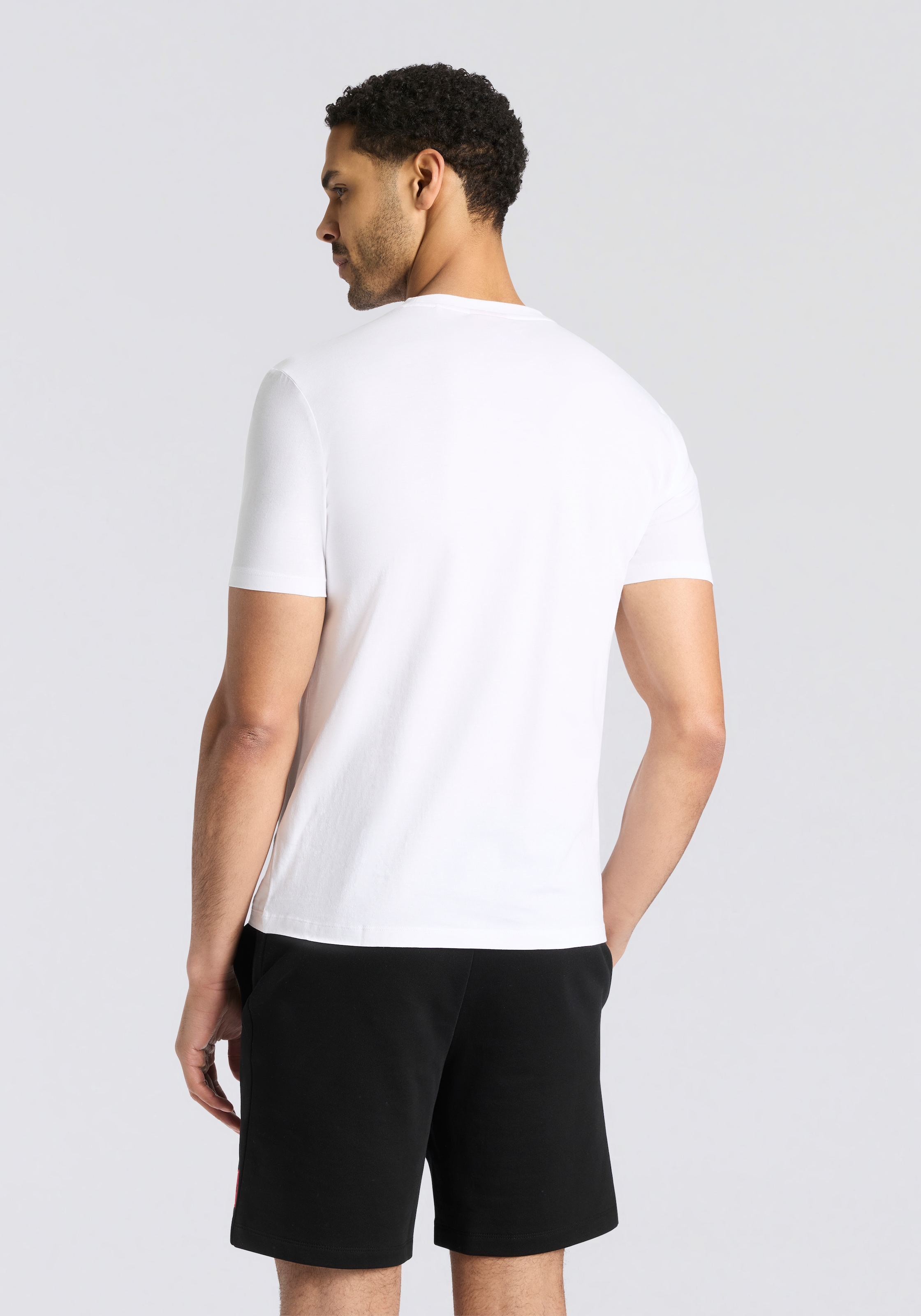 HUGO T-Shirt »Dulive« Rundhalsausschnitt, Regular Fit, Basic Must Have, HUGO Logo Gummidruck