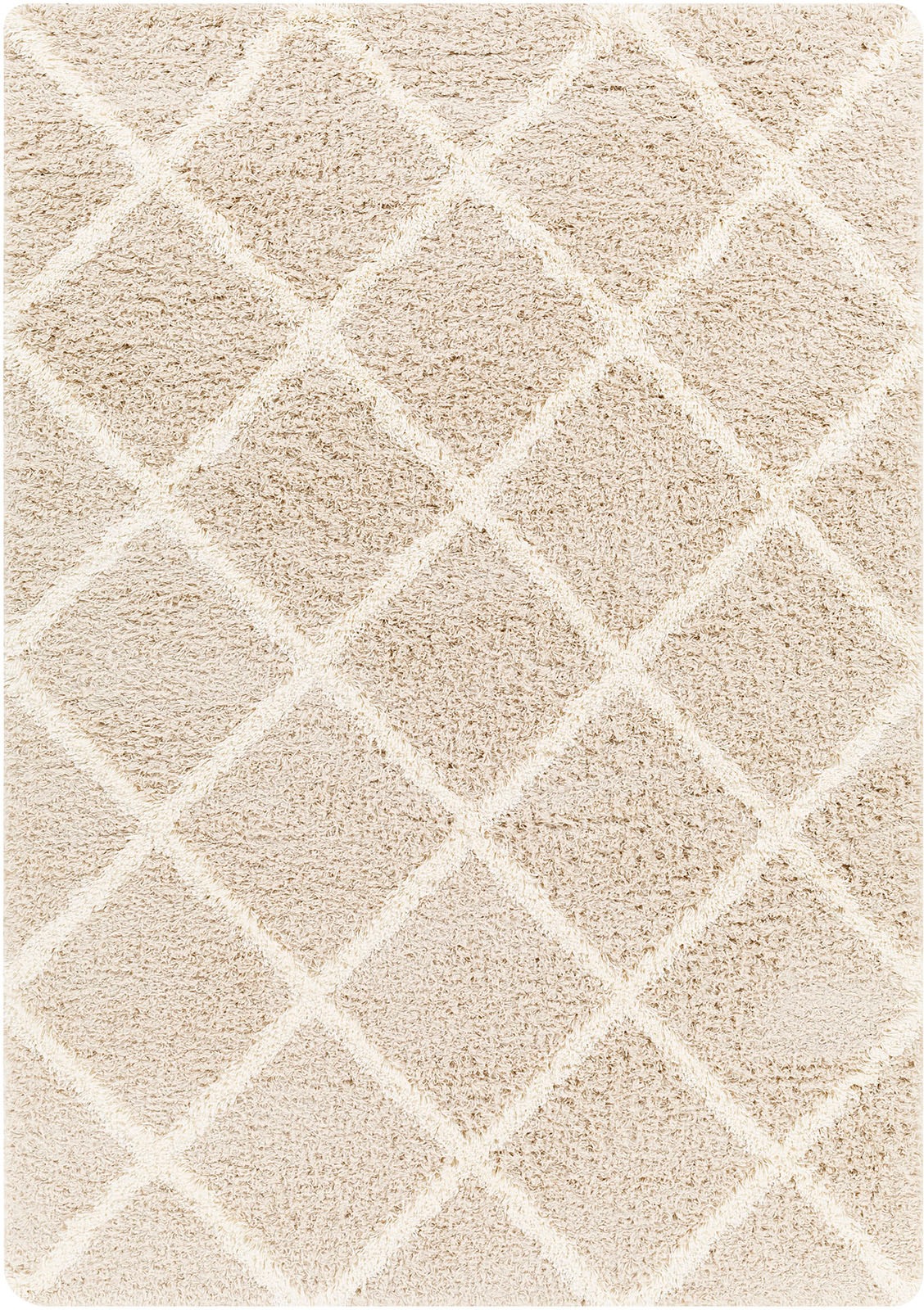 Livabliss Hochflor-Teppich »TRAKAI«, rechteckig, 52 mm Höhe, Flauschig, Langflor, Weich, Boho Wohnzimmerteppich, Grau