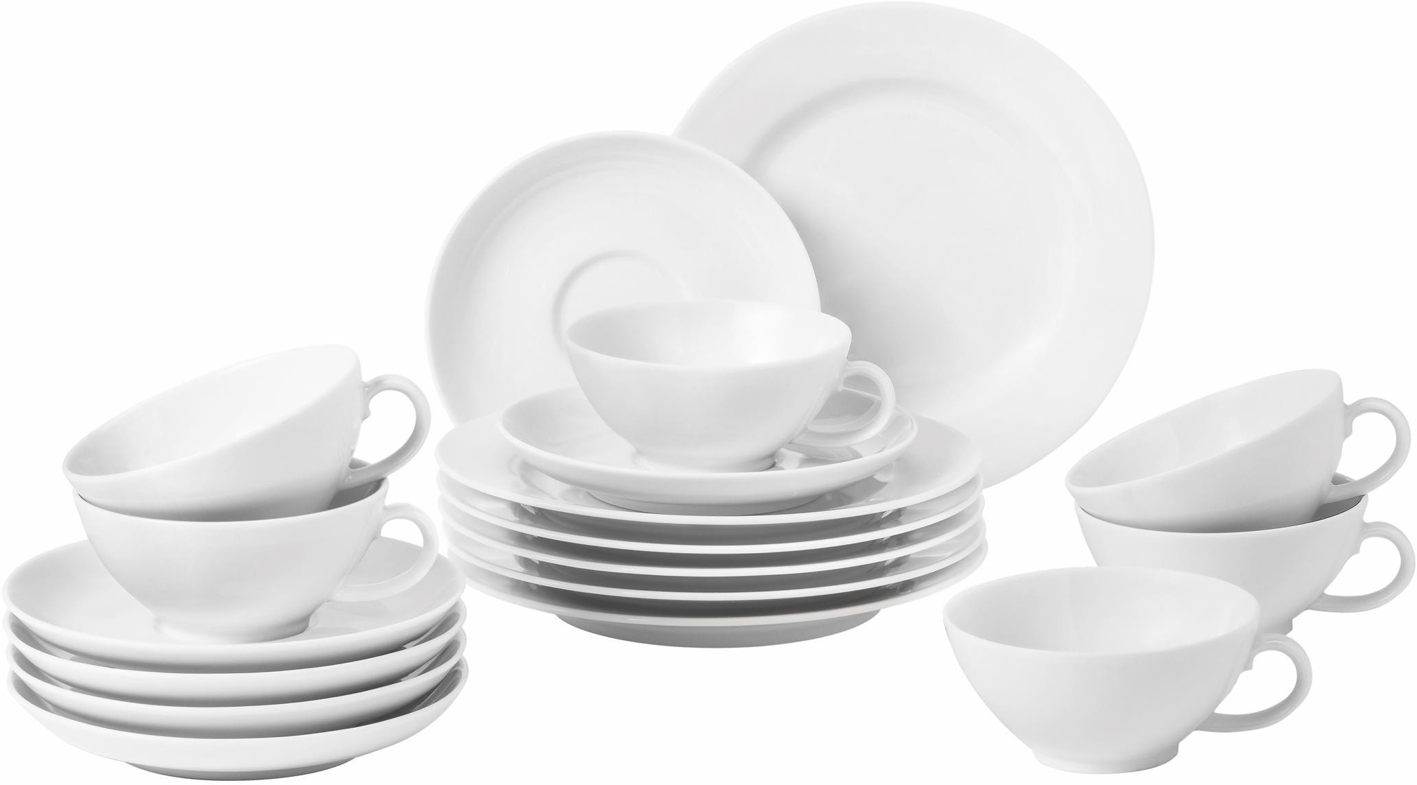 Seltmann Weiden Teeservice »Geschirr-Set Rondo« Tassen, Teller, Untertassen günstig online kaufen