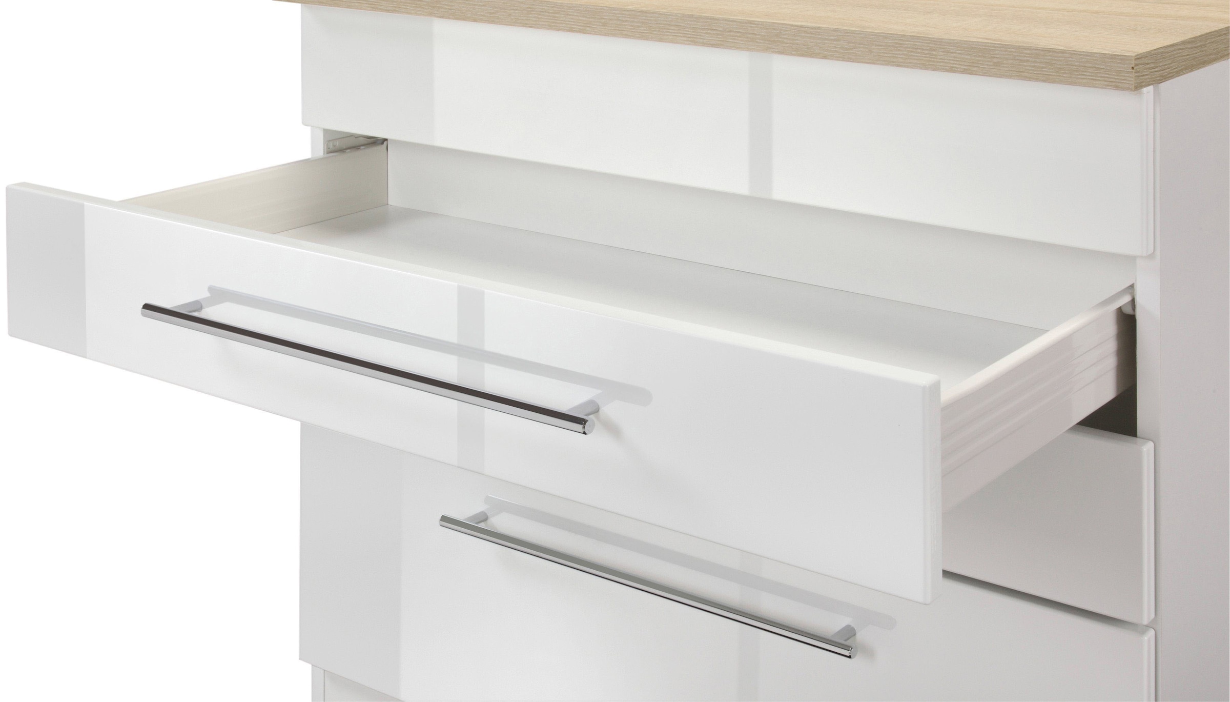 HELD MÖBEL Küchenzeile »Wien«, Breite 330 cm, wahlweise mit E-Geräten