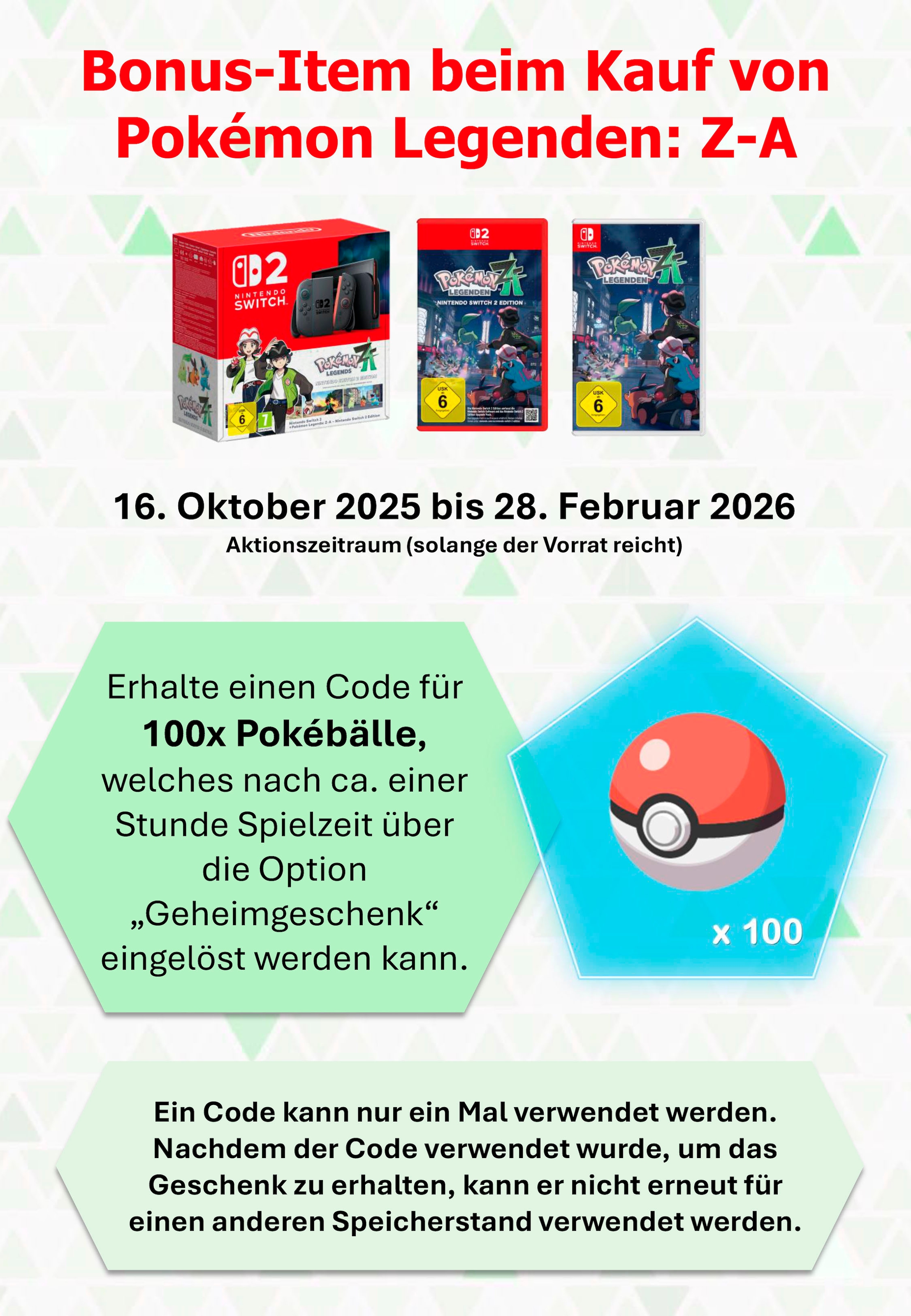 Nintendo Switch Spielesoftware »Pokemon-Legenden: Z-A« Nintendo Switch
