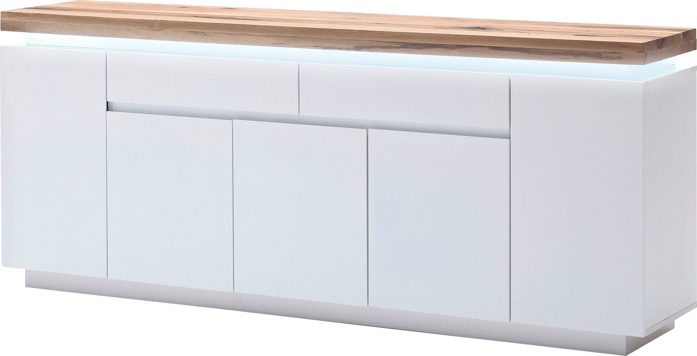 MCA furniture Sideboard »Romina«, mit LED Beleuchtung weiß dimmbar, inkl. Fernbedienung