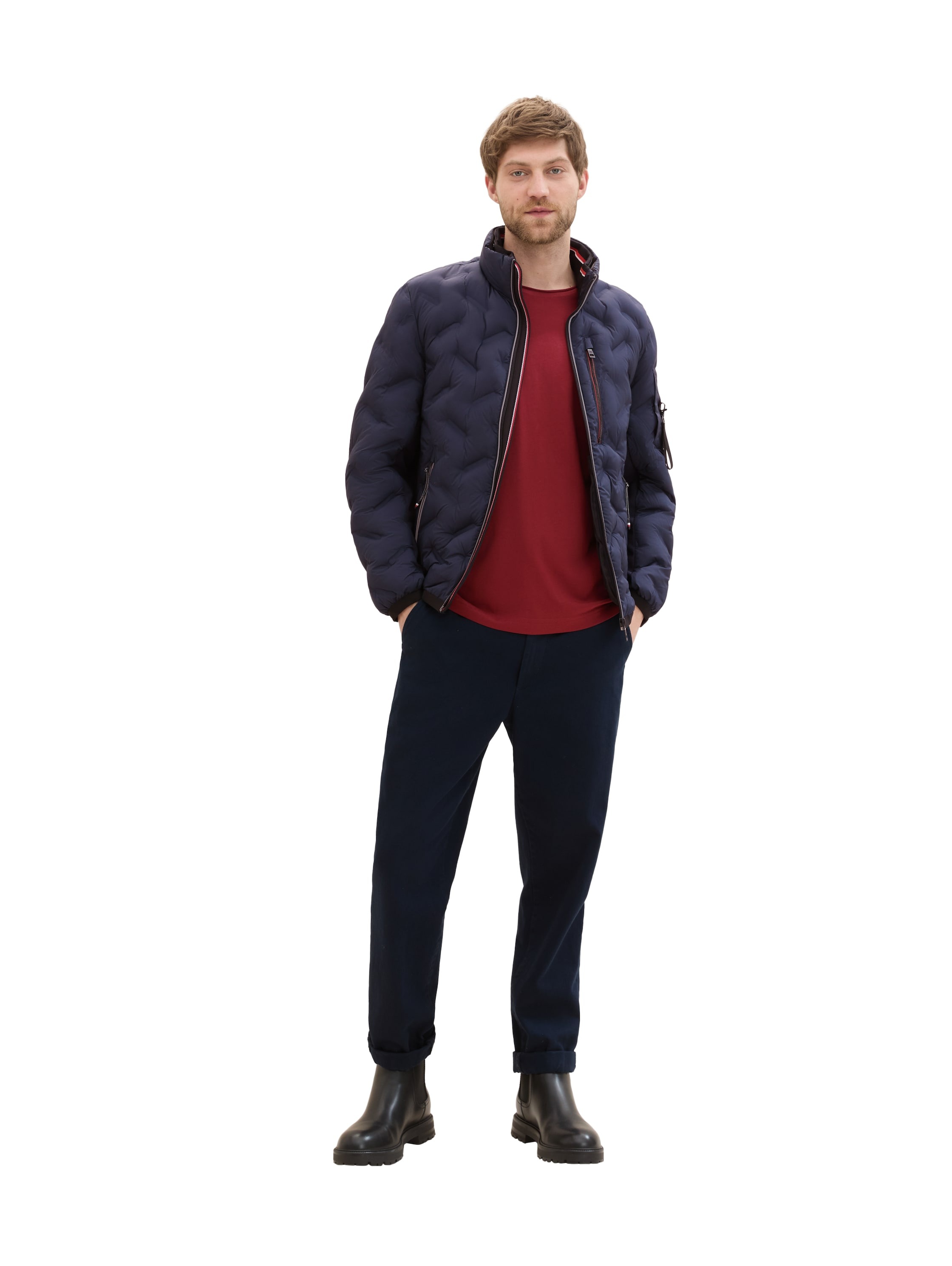 TOM TAILOR Hybridjacke, mit Kapuze, mit abnehmbarer Kapuze