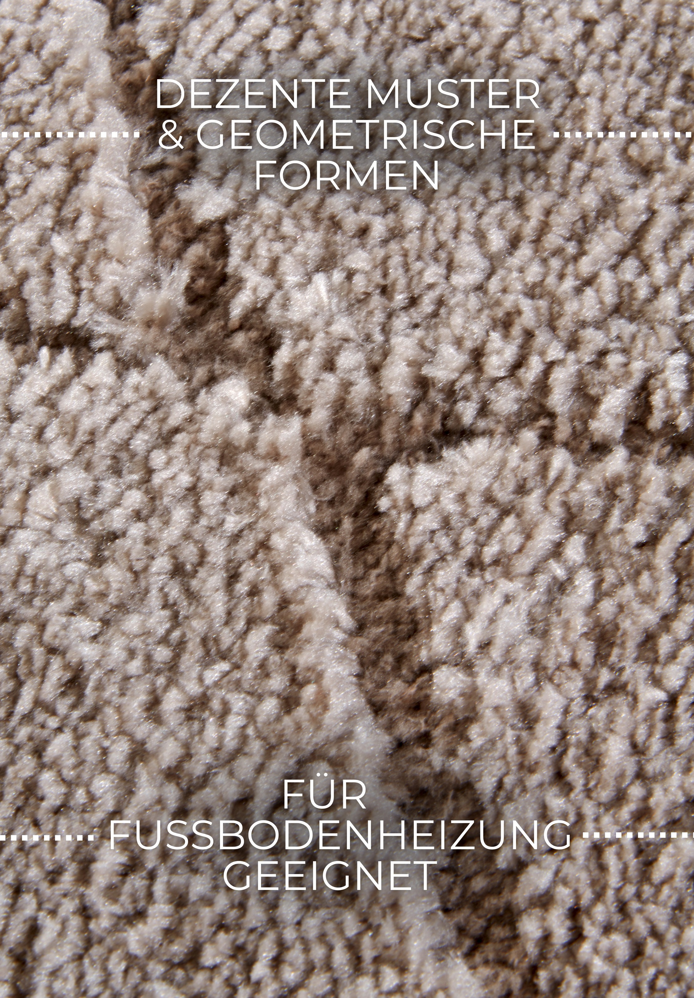 ELLE DECORATION Designteppich »Perrotin«, rechteckig, 18 mm Höhe, Läufer, Shaggy, flauschig, weich, Langflor, modern, Hoch Tief Effekt