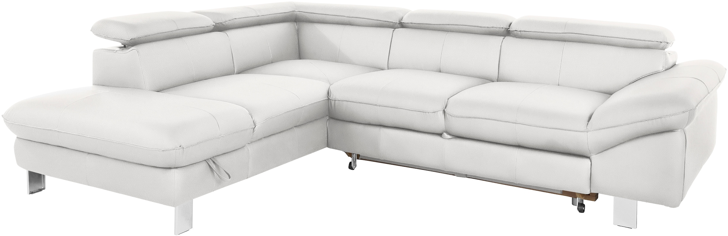 COTTA Ecksofa »Driver L-Form«, mit Kopfteilverstellung, wahlweise mit Bettfunktion & Bettkasten