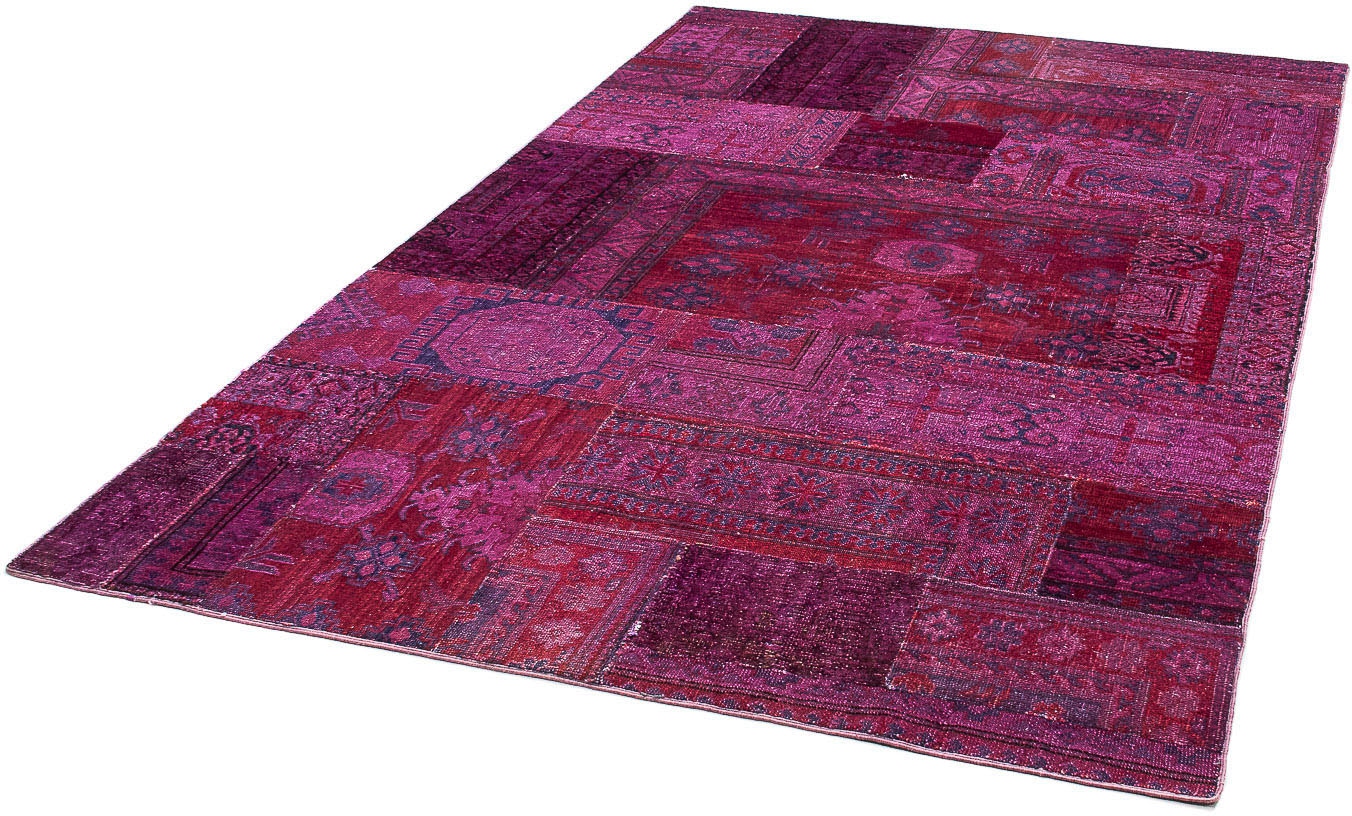 morgenland Wollteppich »Kazak Patchwork 234 x 145 cm«, rechteckig, 6 mm Höh günstig online kaufen