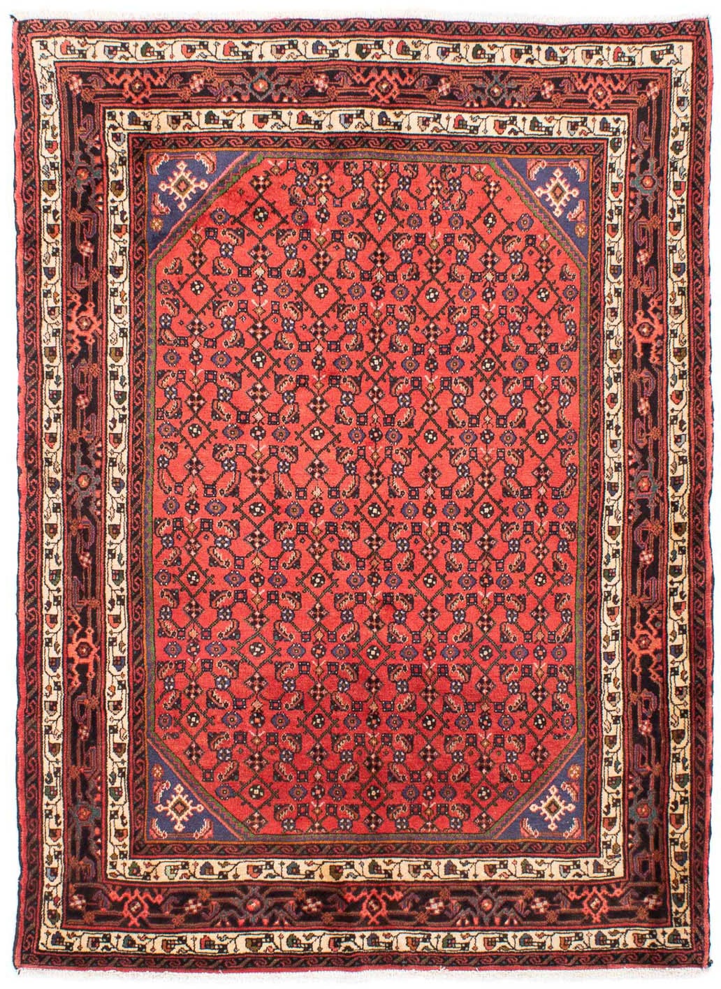 morgenland Orientteppich »Perser - Nomadic - 210 x 150 cm - rot«, rechtecki günstig online kaufen