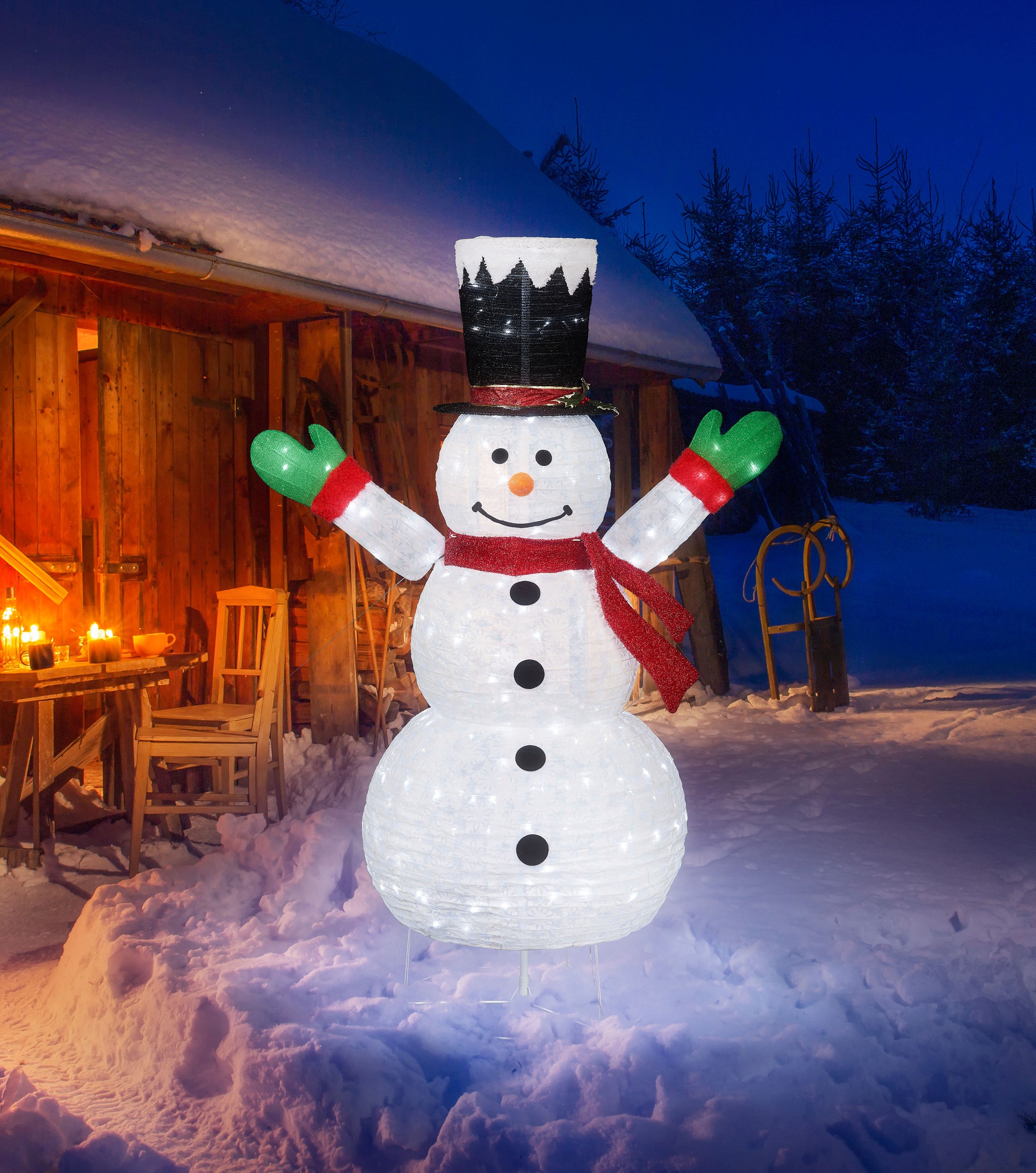 IC Winterworld LED Dekofigur »Weihnachtsdeko aussen«, Schneemann, Höhe ca. günstig online kaufen