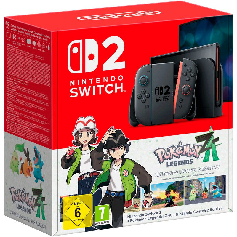 NINTENDO SWITCH 2 Konsolen-Set »Switch 2 + Pokemon-Legenden: Z-A« 256 GB schwarz Dank GameChat sind Freunde und Familie nie weit weg. Einmal...
