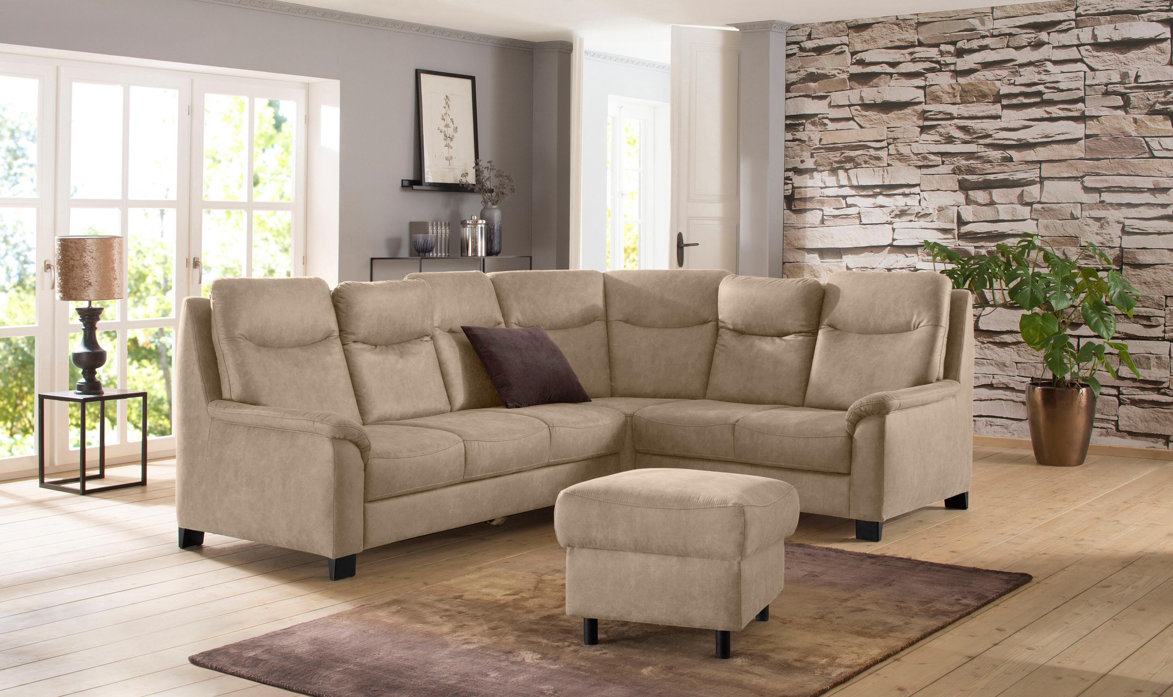 Home affaire Hocker »Boccaccio«, mit Stauraum, passend zur Serie