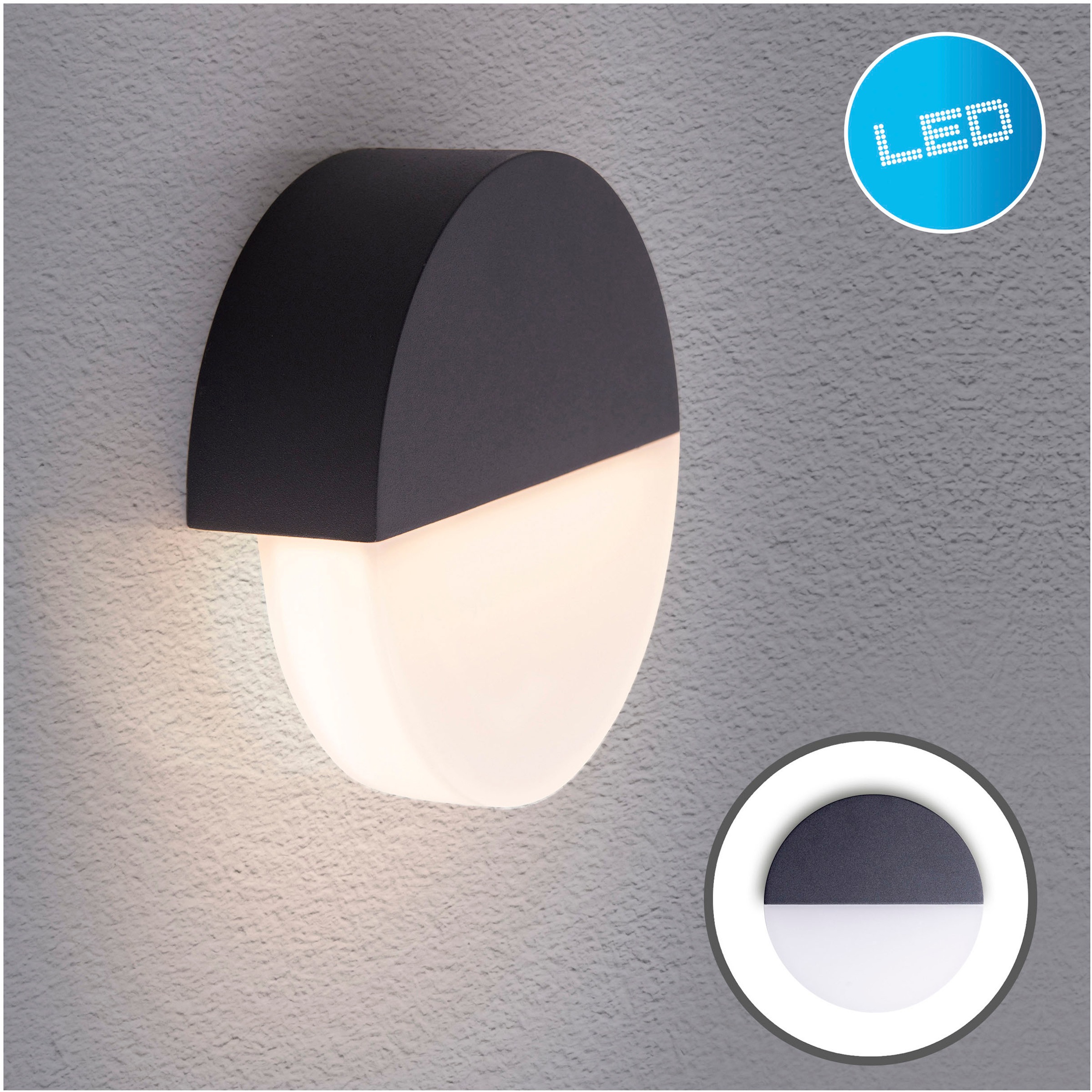 näve LED Außen-Wandleuchte »Sobrio«, 1 flammig, Leuchtmittel LED-Board   LE günstig online kaufen