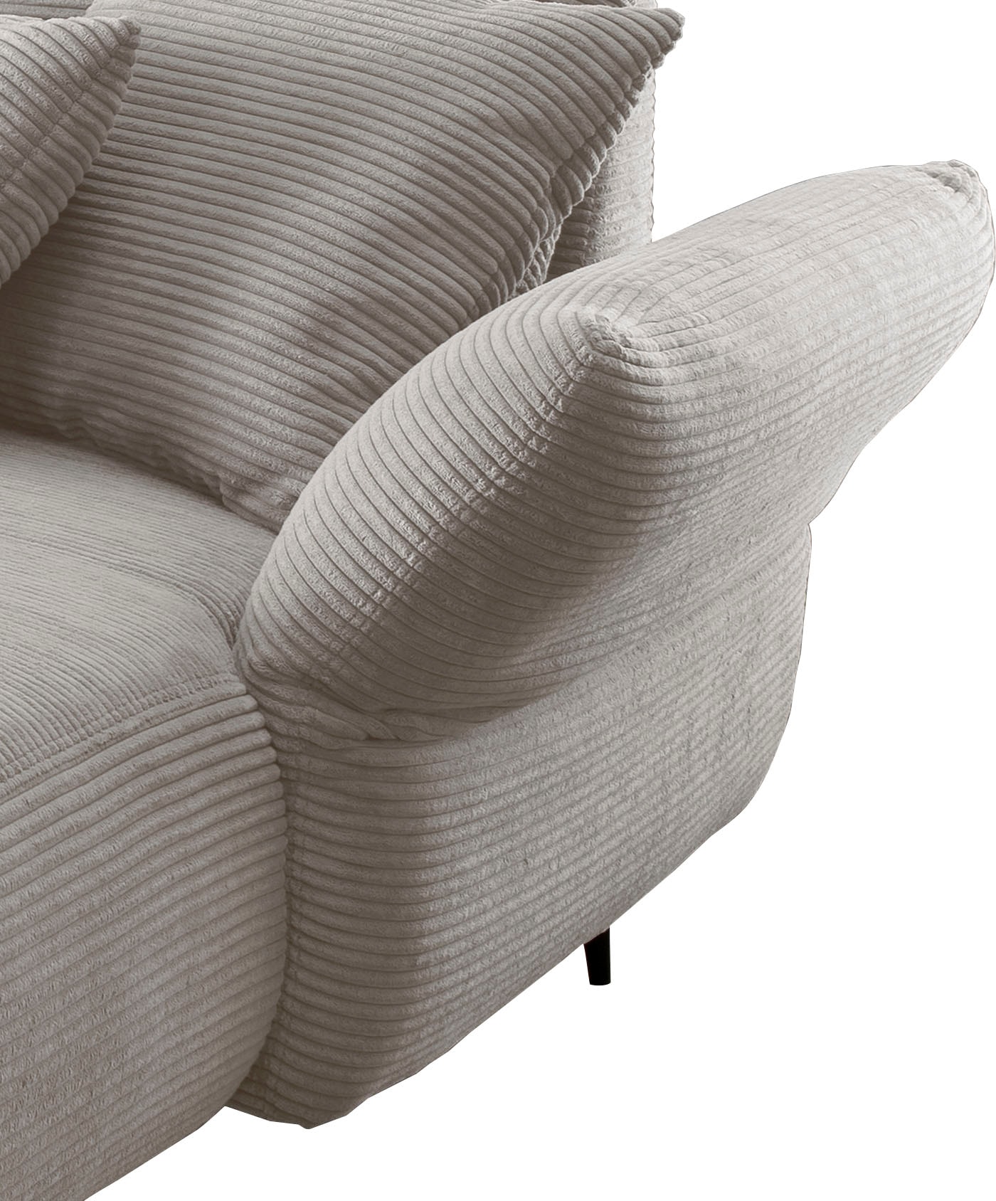 INOSIGN Ecksofa »Amarena L-Form«, inklusive Armlehnenverstellfunktion, 4x Zierkissen gratis
