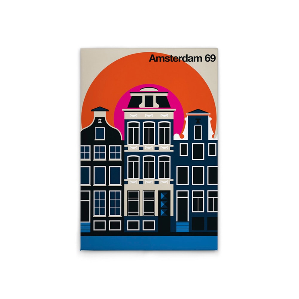 A.S. Création Leinwandbild »Amsterdam69 - Wandbild Creme Schwarz Keilrahmen günstig online kaufen