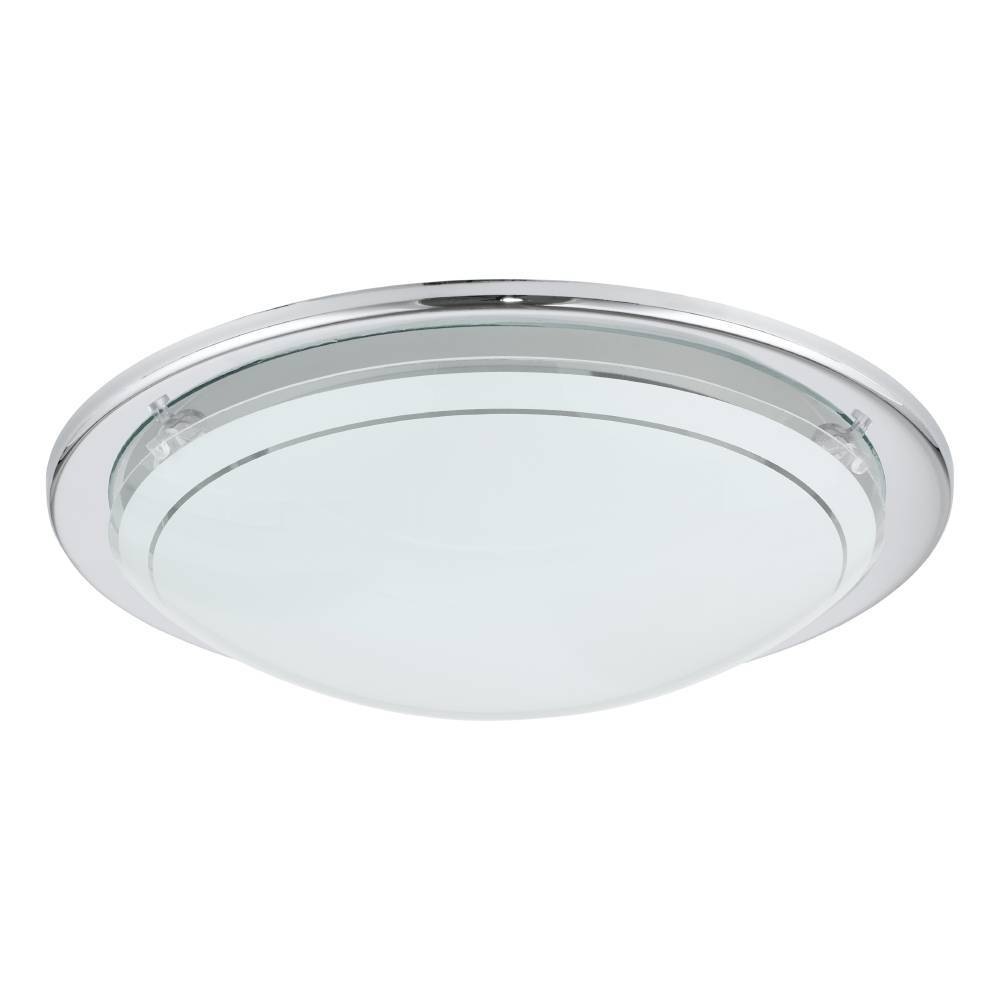 EGLO Deckenleuchte »PLANET 1«, 1 flammig, Leuchtmittel E27 | ohne Leuchtmittel, Wohnzimmerlampe, Flurlampe, Esszimmer, Büro, zeitlos, 29x29x8,5cm