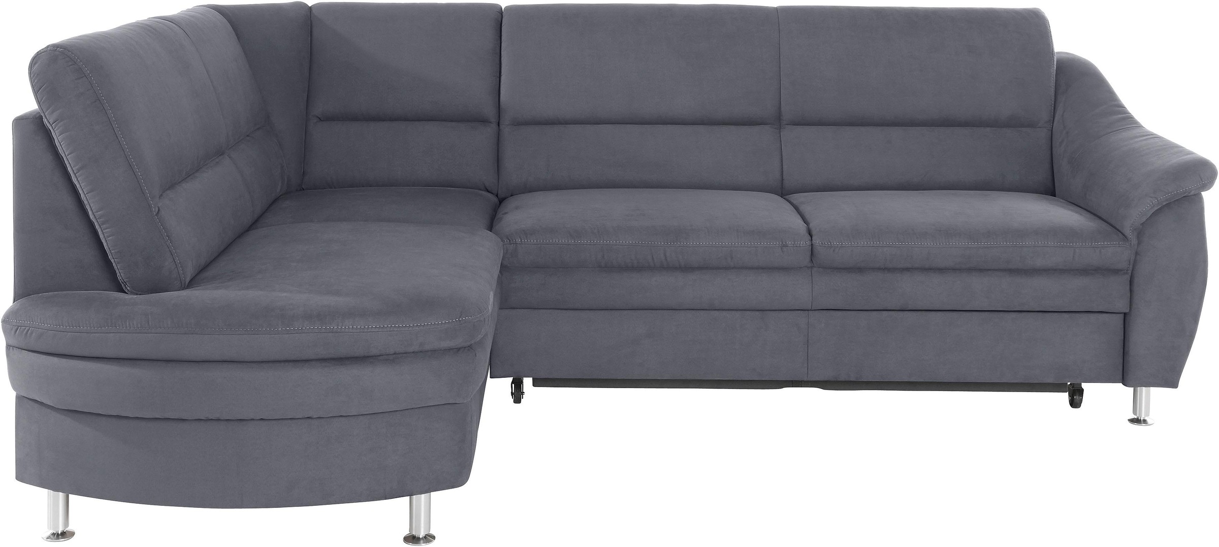 Places of Style Ecksofa »Cardoso L-Form«, Federkern, wahlweise mit Bett, Sc günstig online kaufen