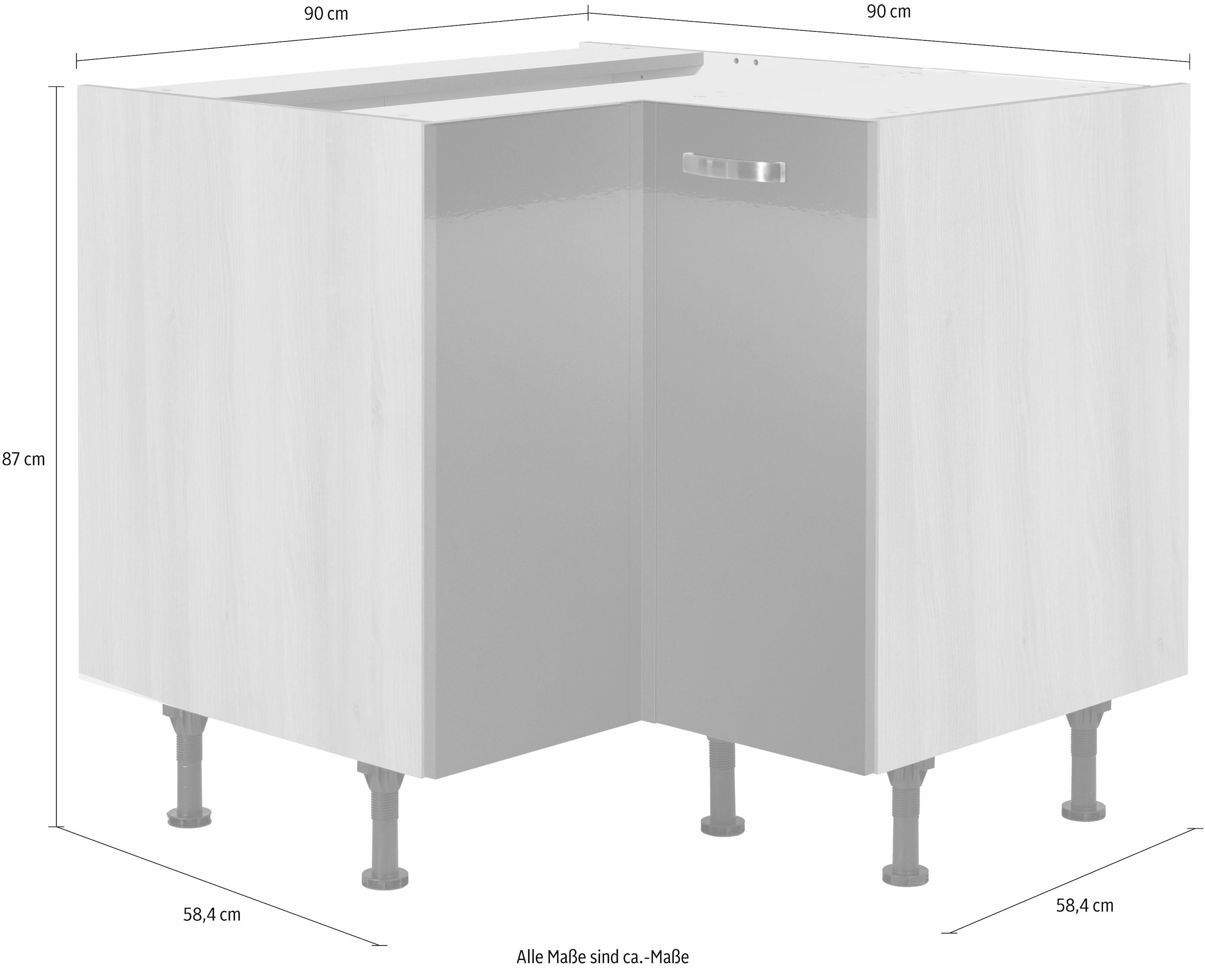 OPTIFIT Eckunterschrank »Cara«
