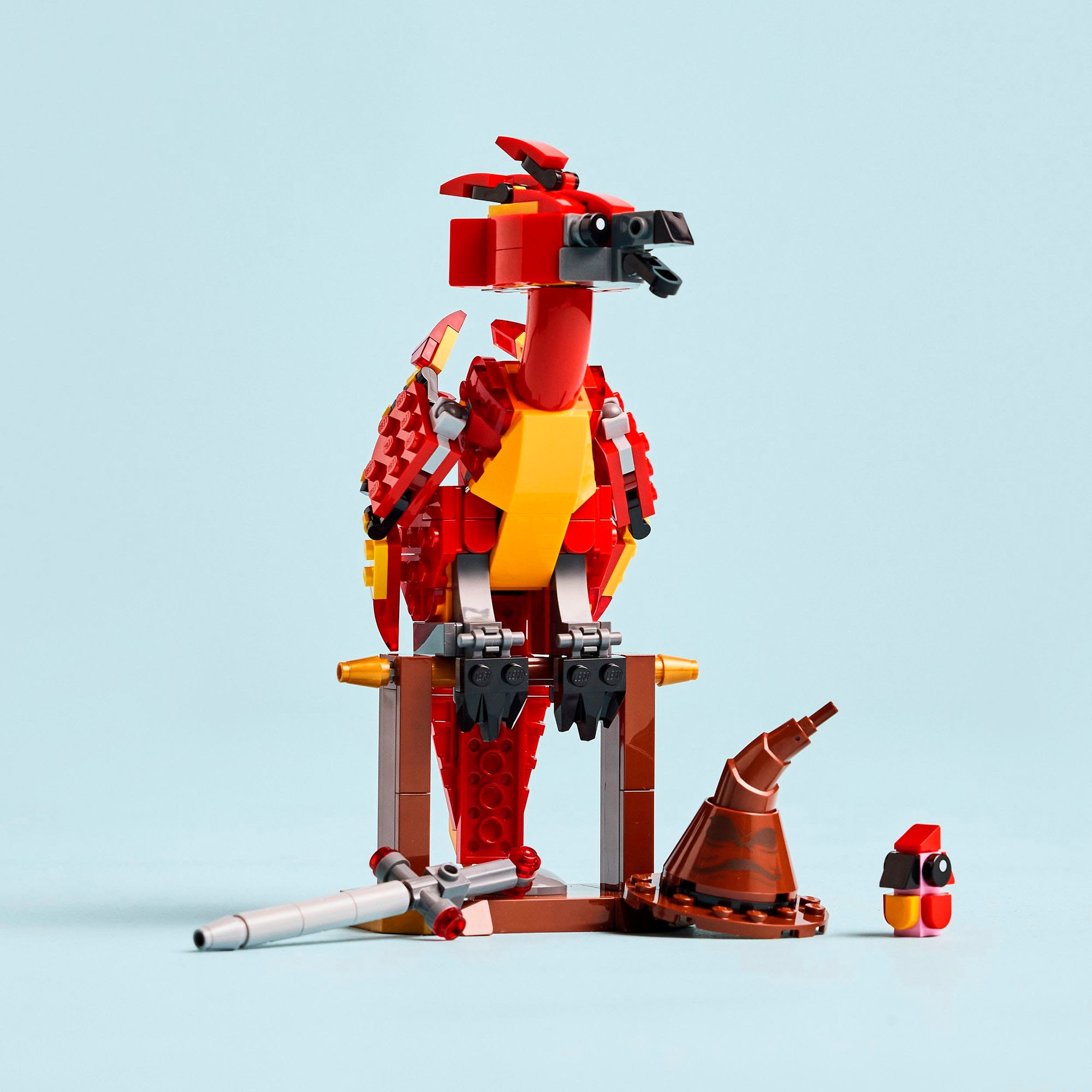 LEGO® Konstruktionsspielsteine »Fawkes: Dumbledores Phönix (76448), LEGO Harry Potter™«, (299 St.), Made in Europe