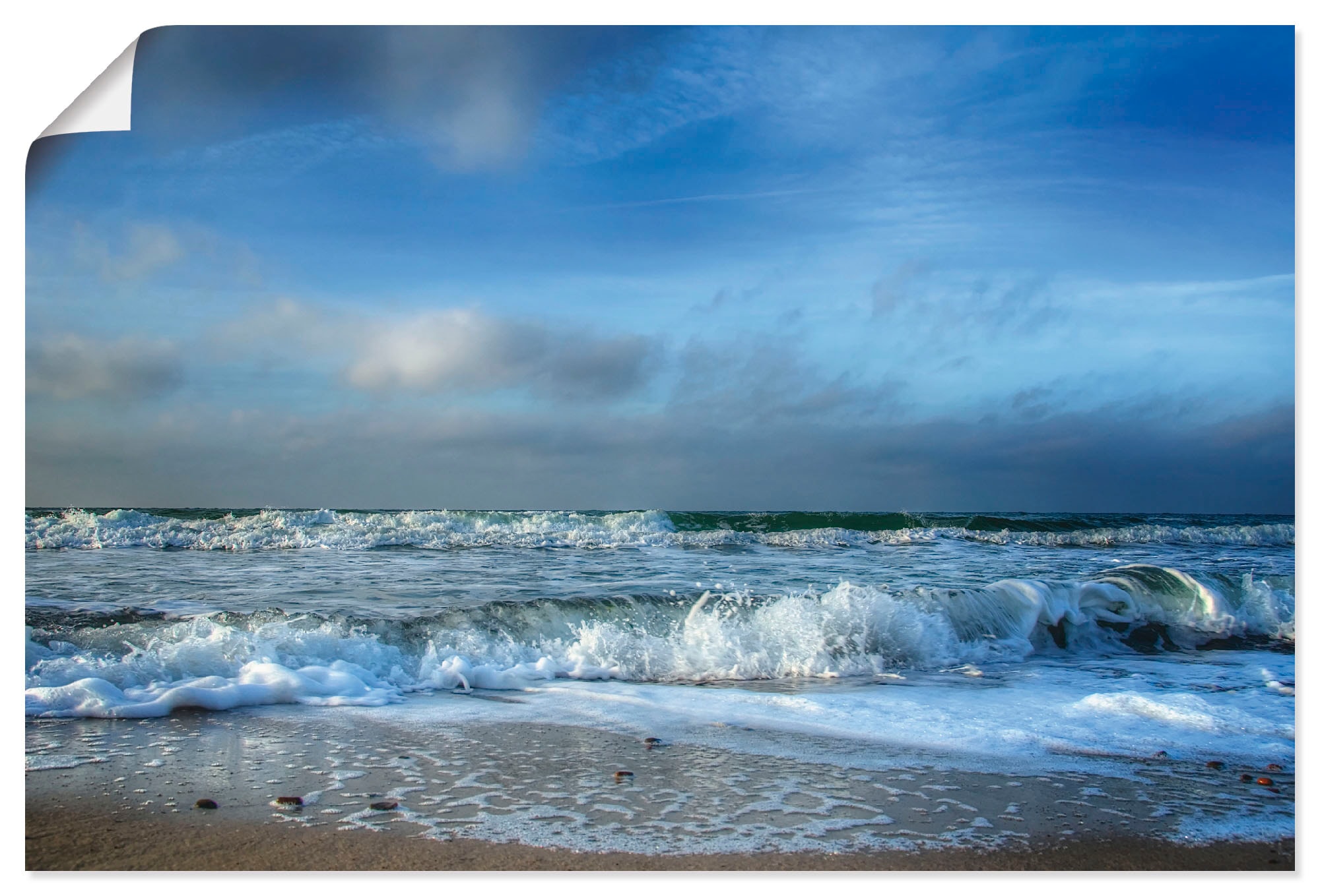Artland Wandbild »Ostsee«, Strand, (1 St.), als Leinwandbild, Poster in verschied. Größen