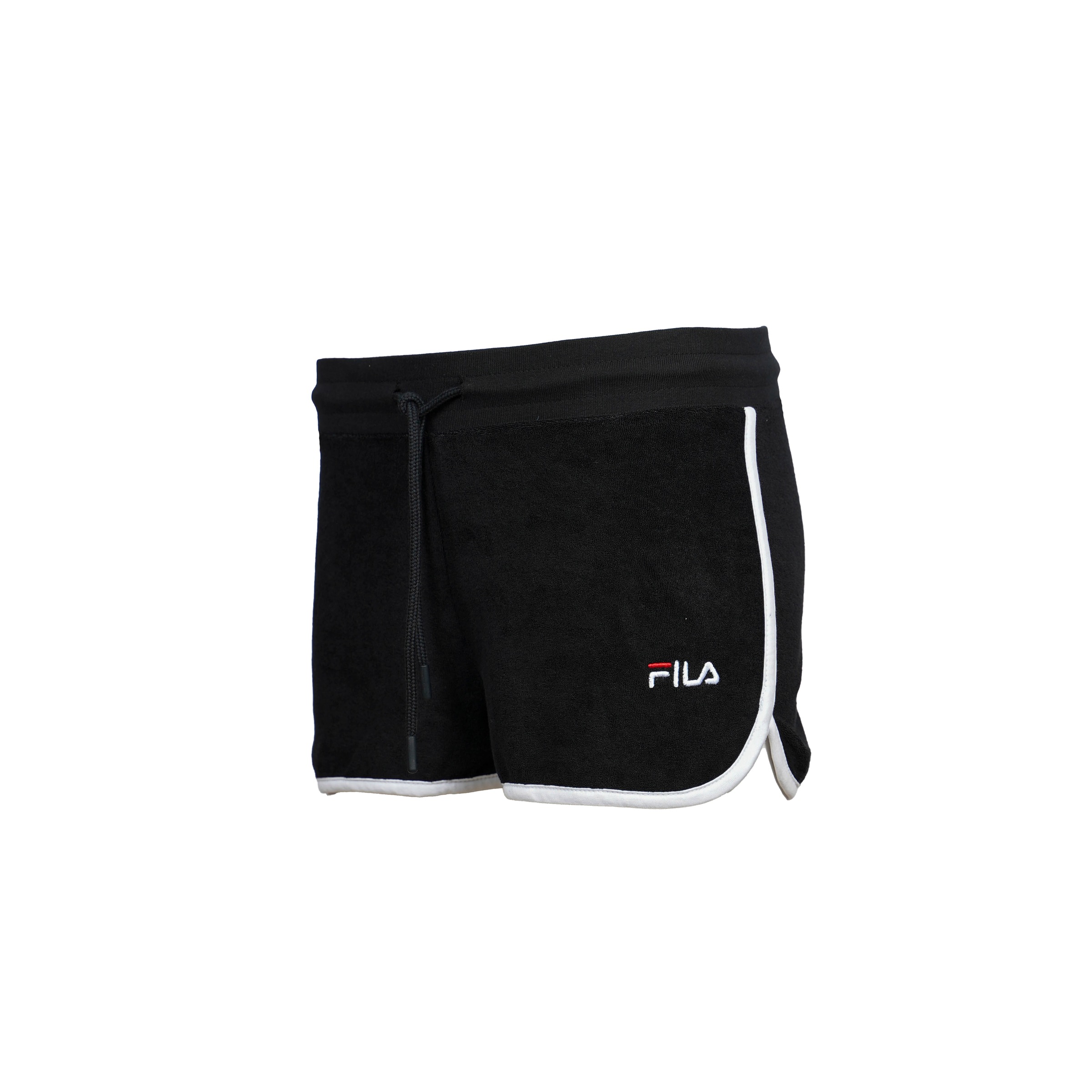 Fila Shorty »WOMAN JERSEY TOP + TERRY SPONGE SHORTS PYJAMAS«, (2 tlg.), mit kontrastreichen Paspeldetails