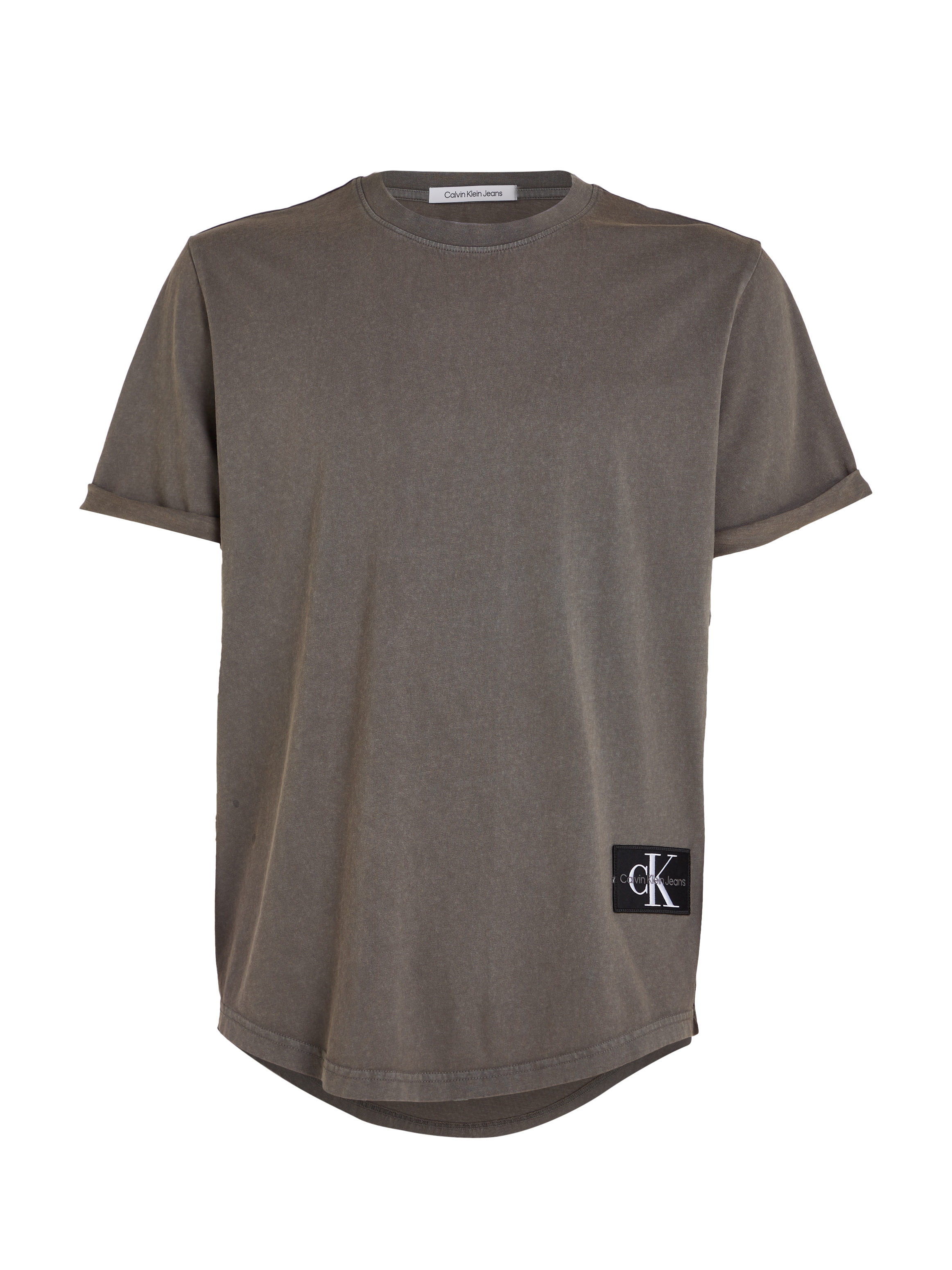 Calvin Klein Jeans T-Shirt »WASHED MONOLOGO BADGE TEE«, mit Logopatch