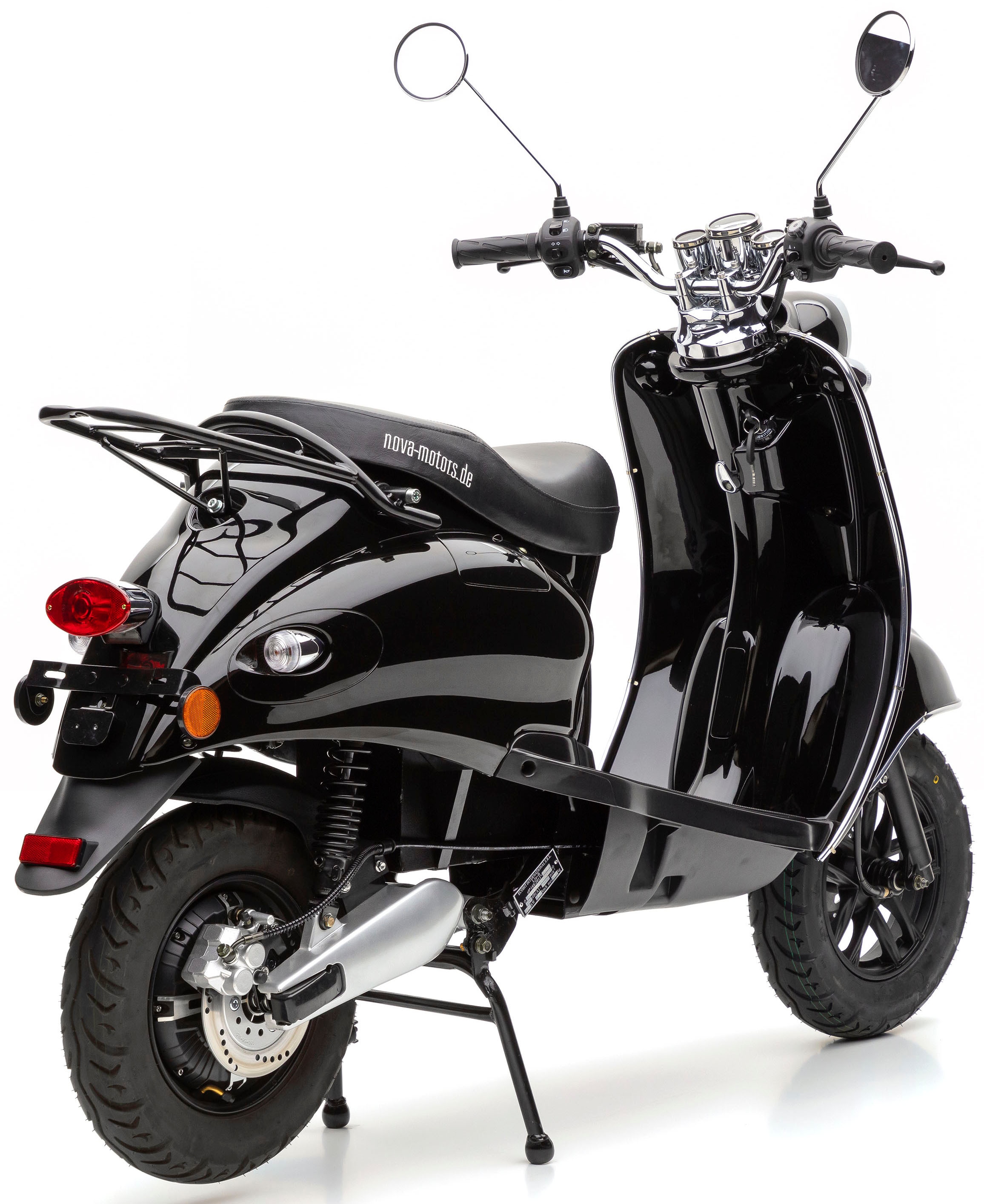 Nova Motors E-Motorroller »eRetro Star Li«, bis zu 40 km Reichweite, härteverstellbare Dual-Stoßdämpfer hinten