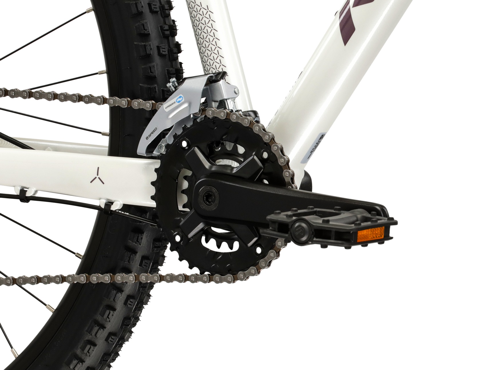 Kross Mountainbike »KROSS Mountainbike Hardtail 27,5" LEA 4.0 weiß 16 Gänge« 16 Gang Shimano ACERA M3020 Schaltwerk Kettenschaltung