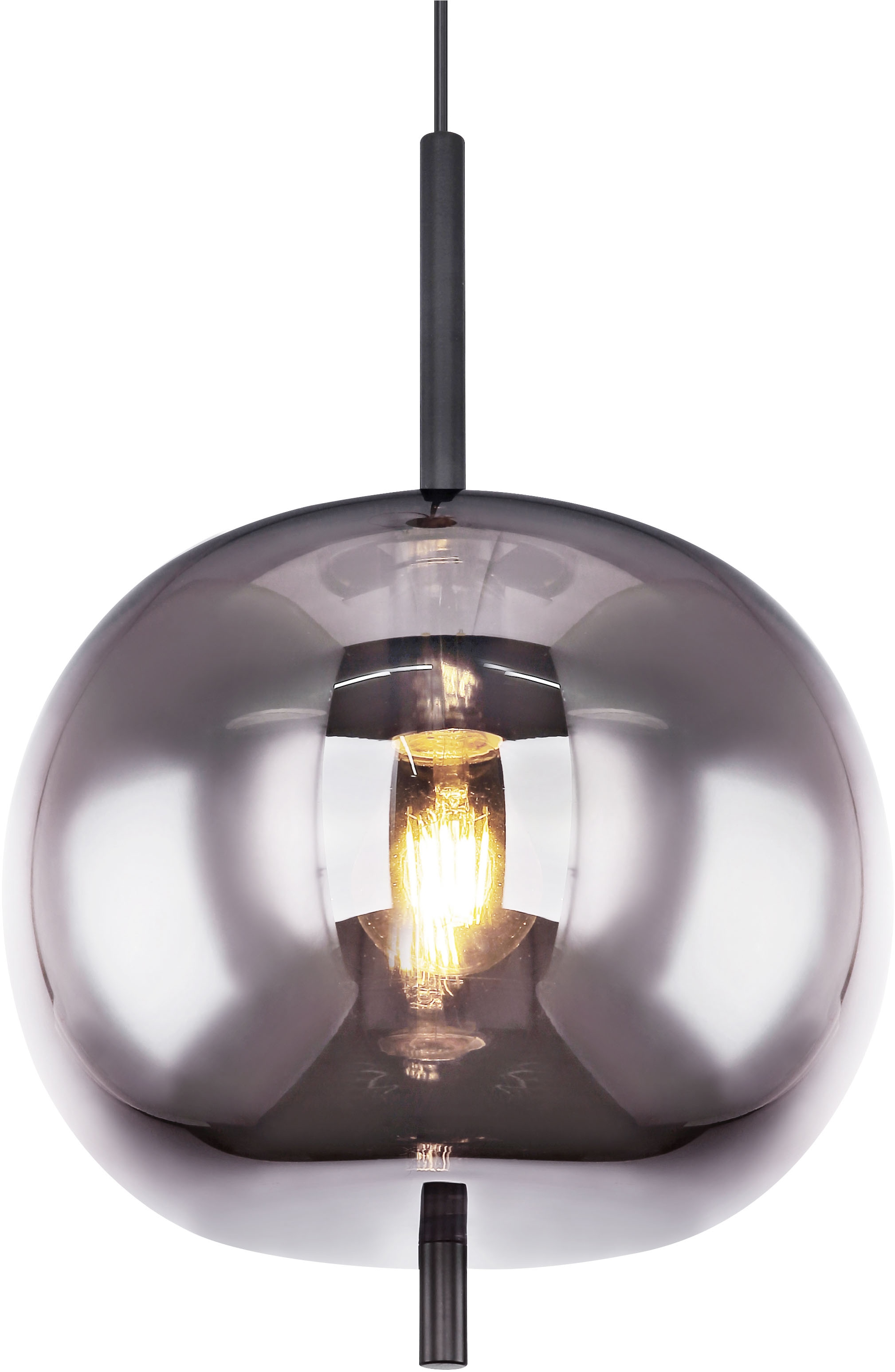 GLOBO LIGHTING Hängeleuchte »BLACKY« E27 1 Stk. Hängelampe/Pendelleuchte/Höhe kürzbar/Esstisch