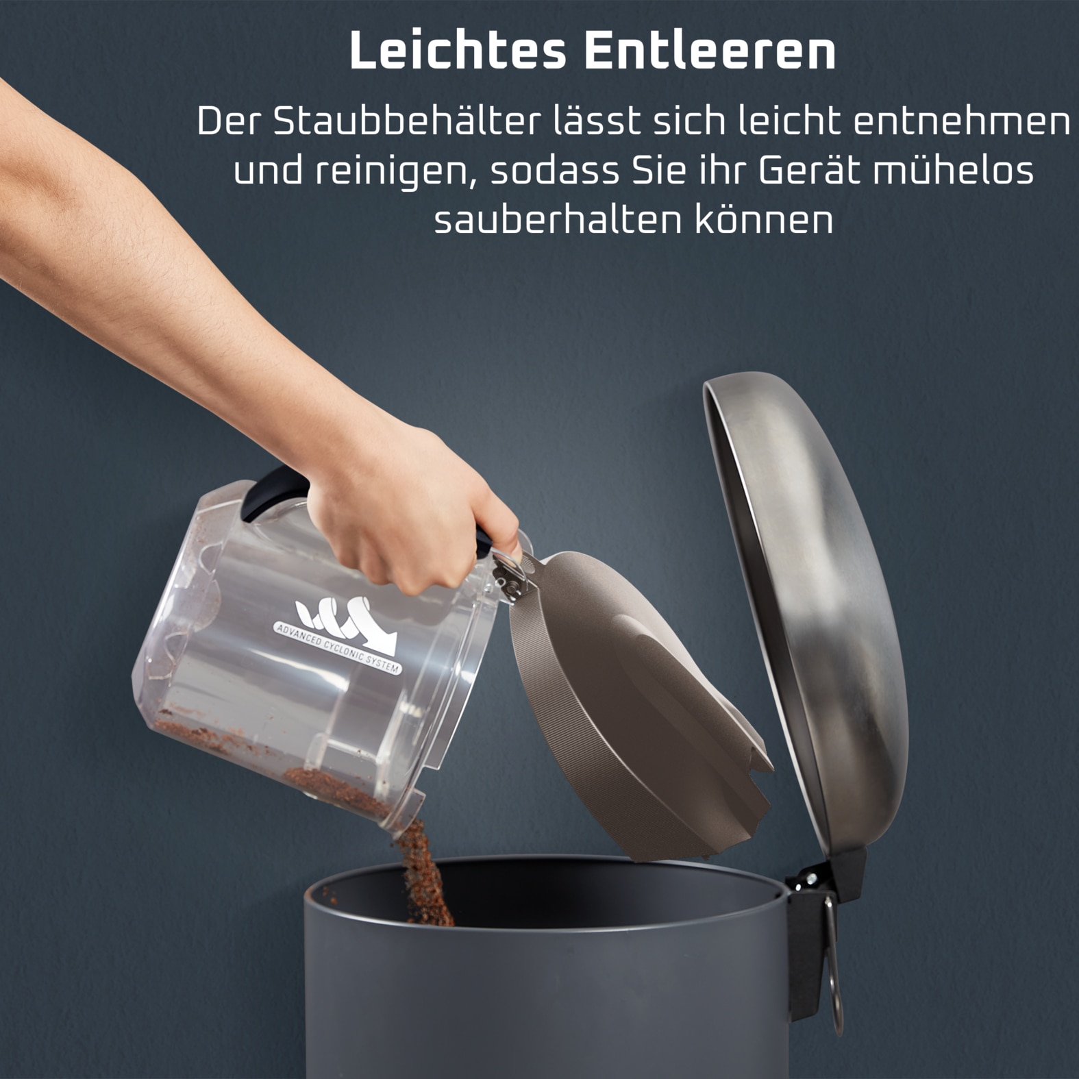 Rowenta Bodenstaubsauger »RO4B50 Compact Power XXL Animal« 900 W beutellos hohe Saugleistung, leicht & kompakt, Staubbehältervolumen 2,5 Liter