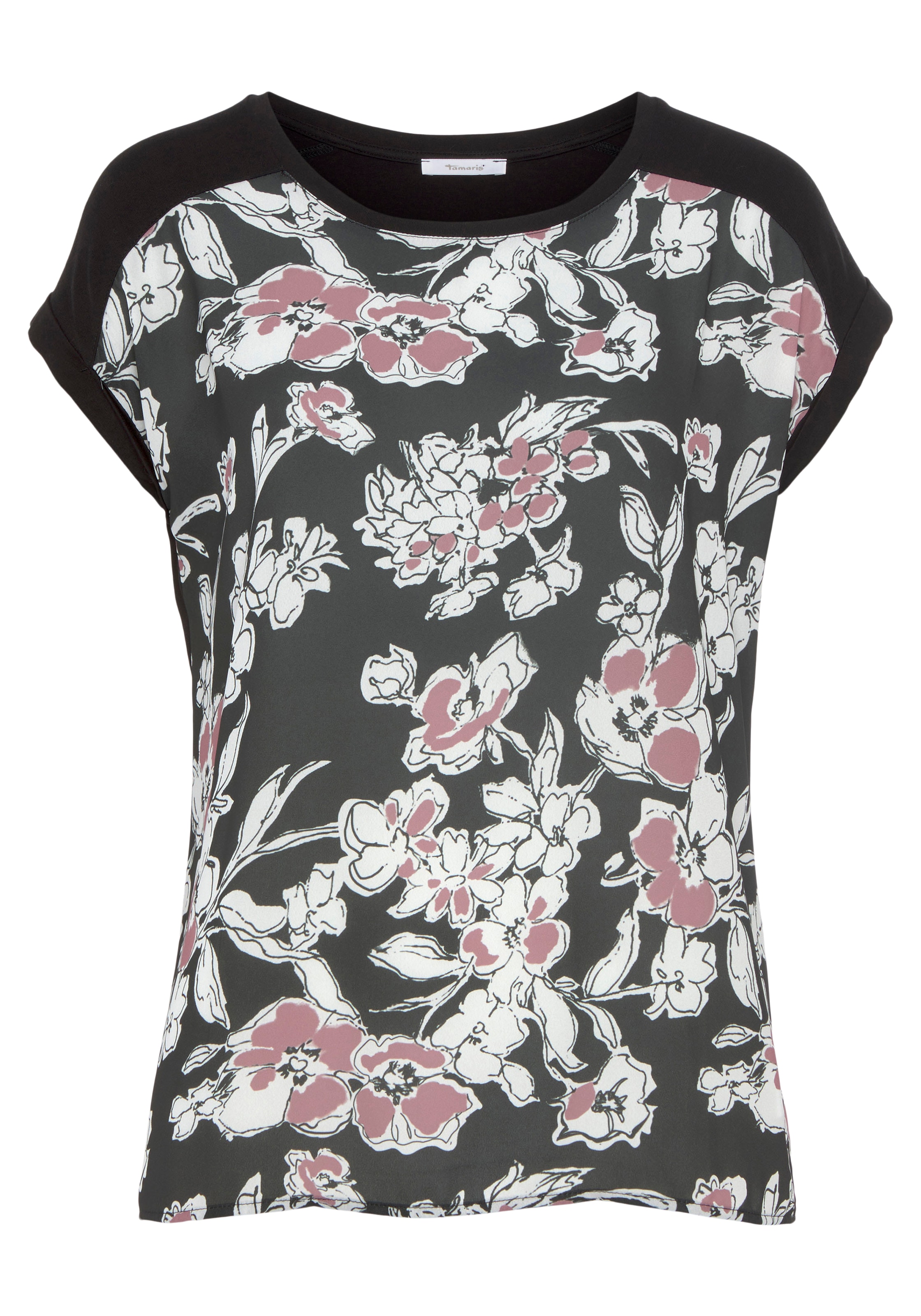 Tamaris Shirtbluse in lockerer Form mit Print
