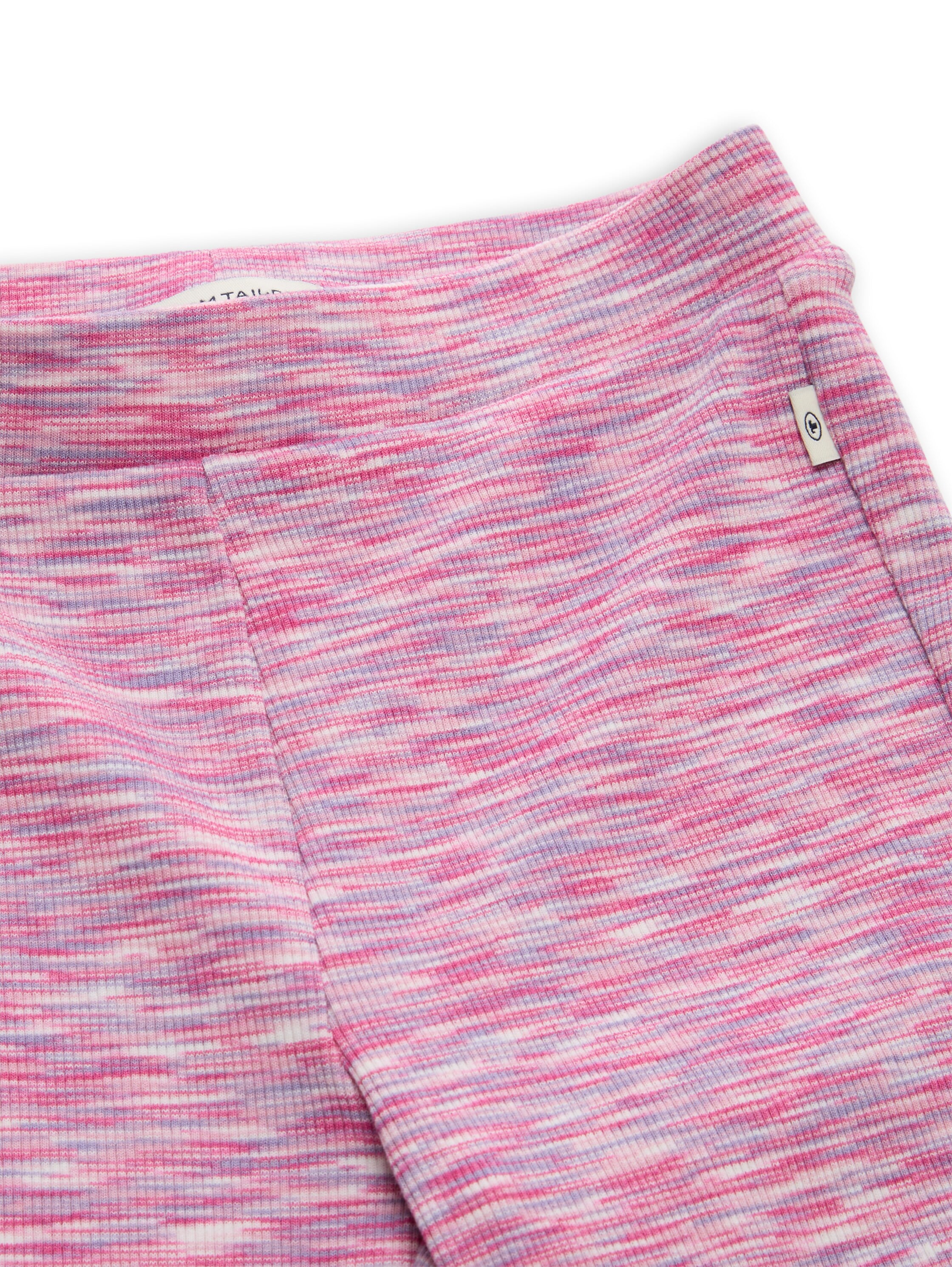 TOM TAILOR Leggings  in melierter Optik und mit Elastikbund