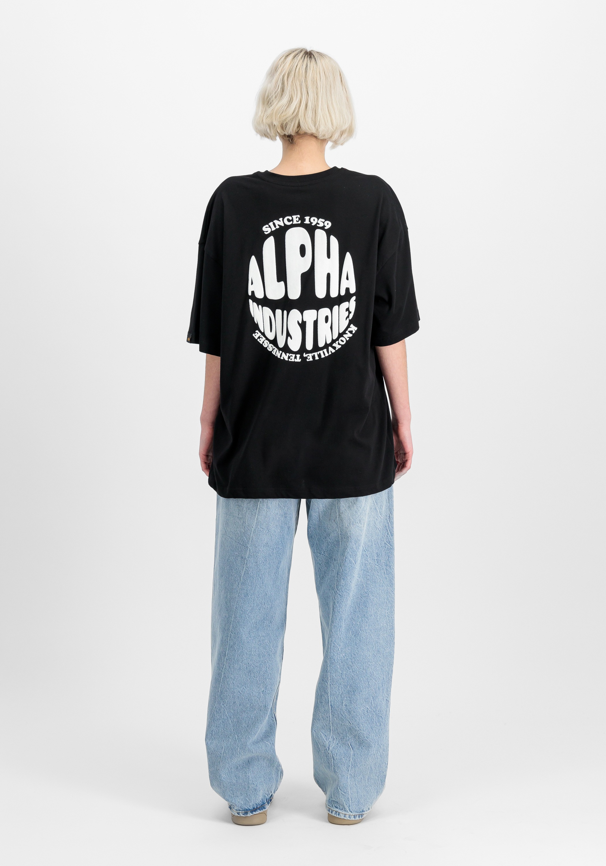 Alpha Industries T-Shirt »Alpha Industries Women - T-Shirts Logo T Back Print Women«