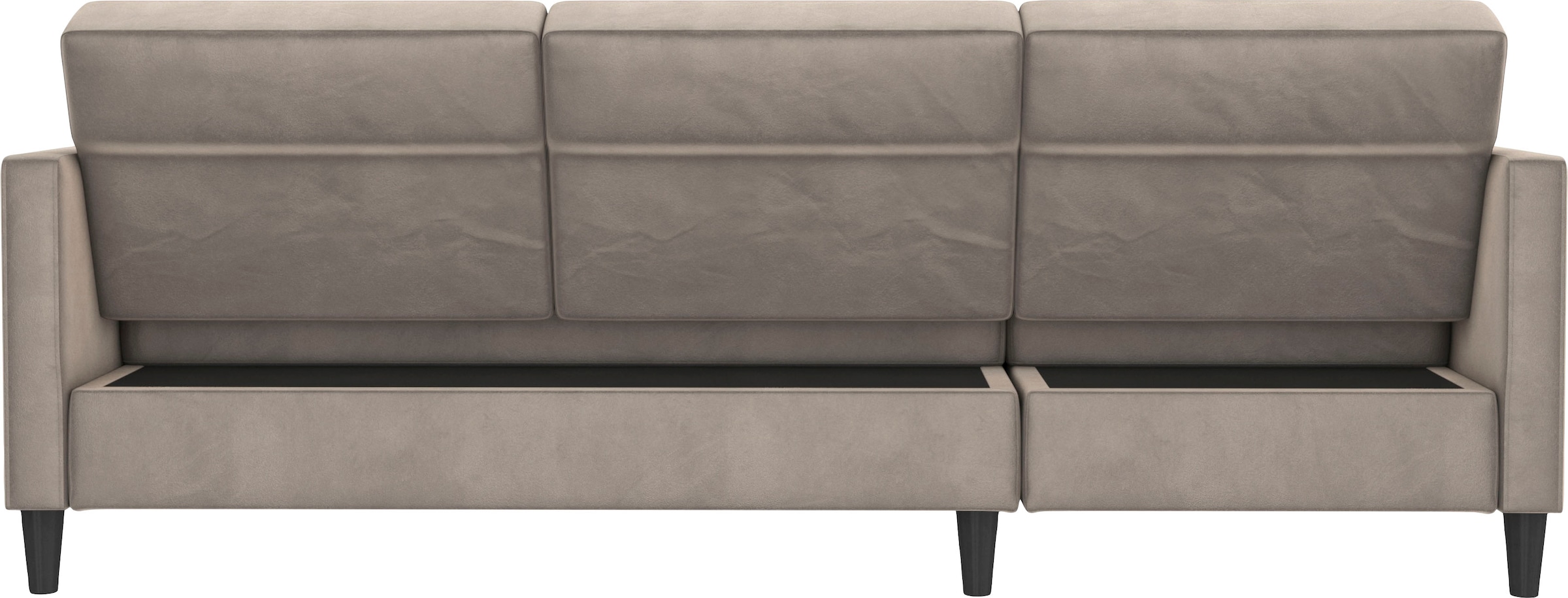 Dorel Home Ecksofa »Hartford II«, mit Bettfunktion und Stauraum, Recamiere beidseitig montierbar