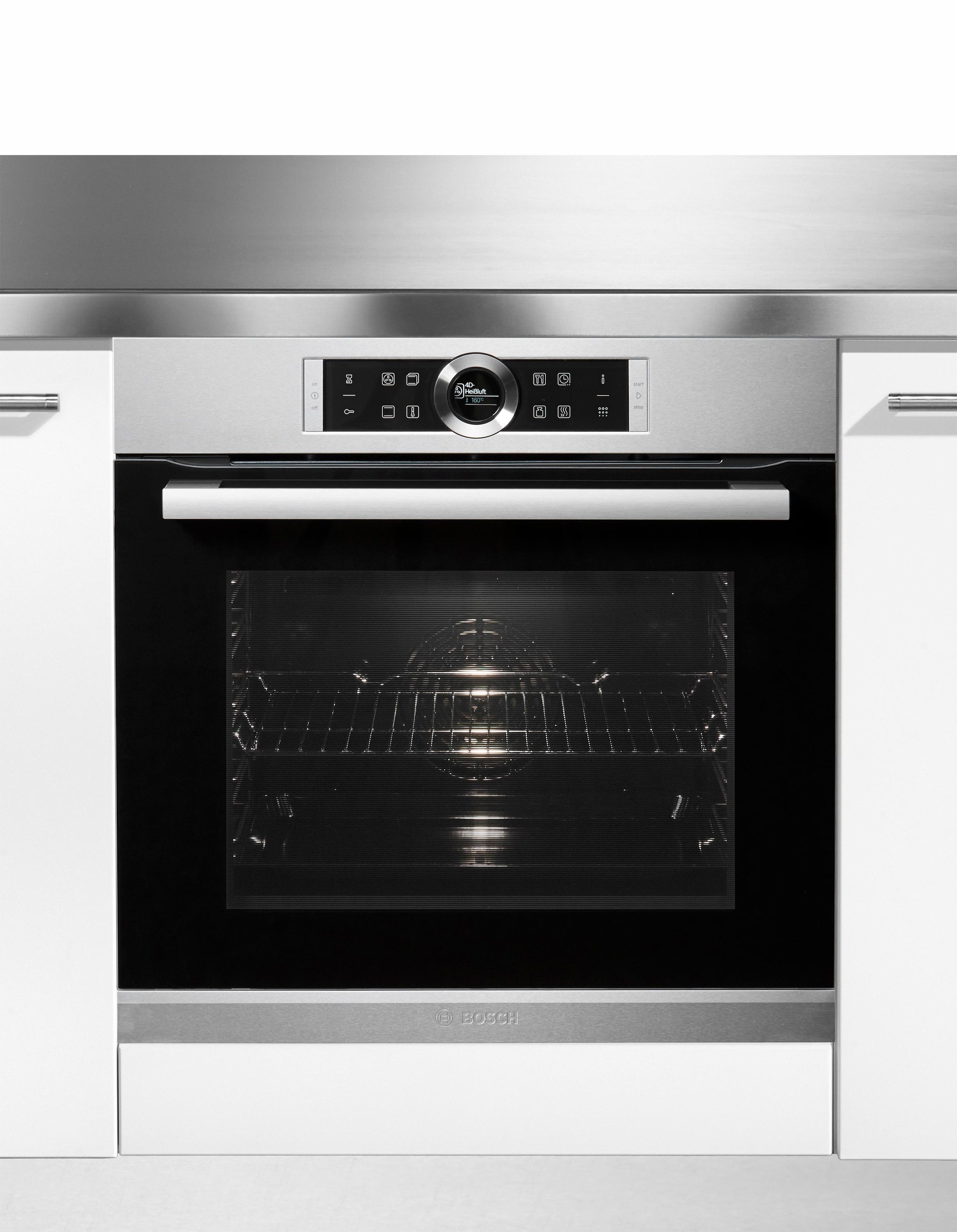 BOSCH Pyrolyse Backofen »HBG675BS1«, Serie 8, mit Teleskopauszug nachrüstbar, Pyrolyse-Selbstreinigung, mit AutoPilot