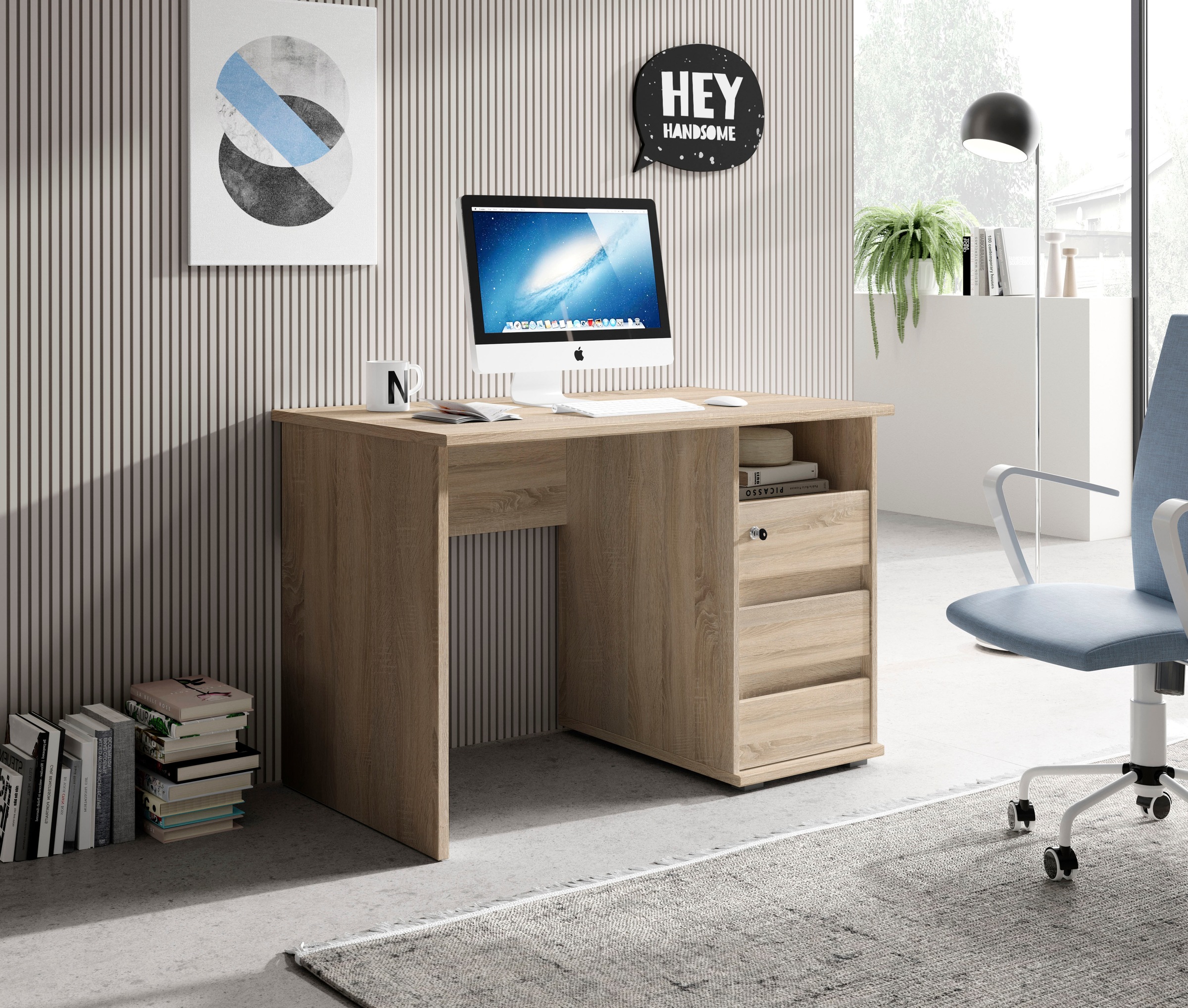 BEGA OFFICE Schreibtisch Primus 1, mit günstig online kaufen