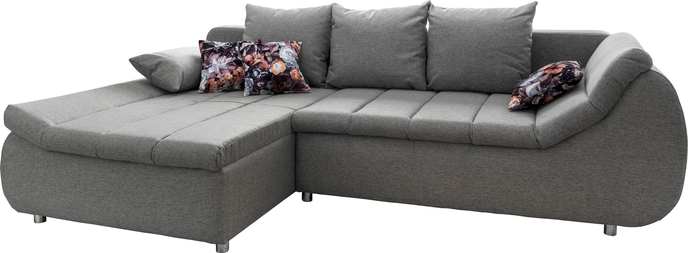 INOSIGN Ecksofa »Imola elegant und modern, aktuelle Steppung im Sitz, beque günstig online kaufen