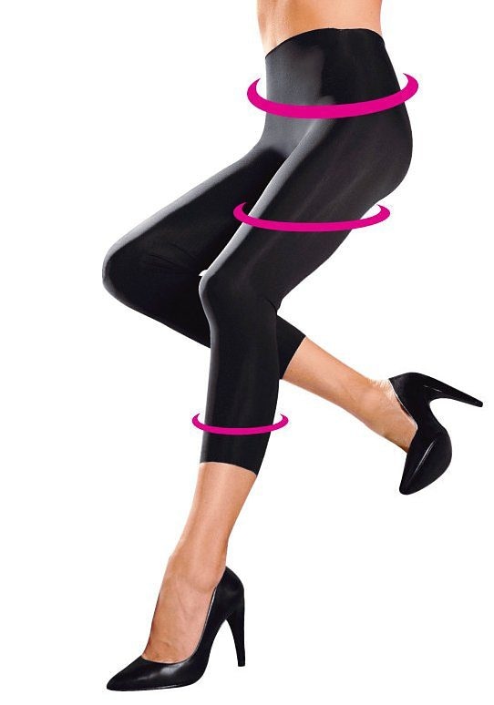 LASCANA Caprileggings  aus leicht glänzender Qualität, Loungewear