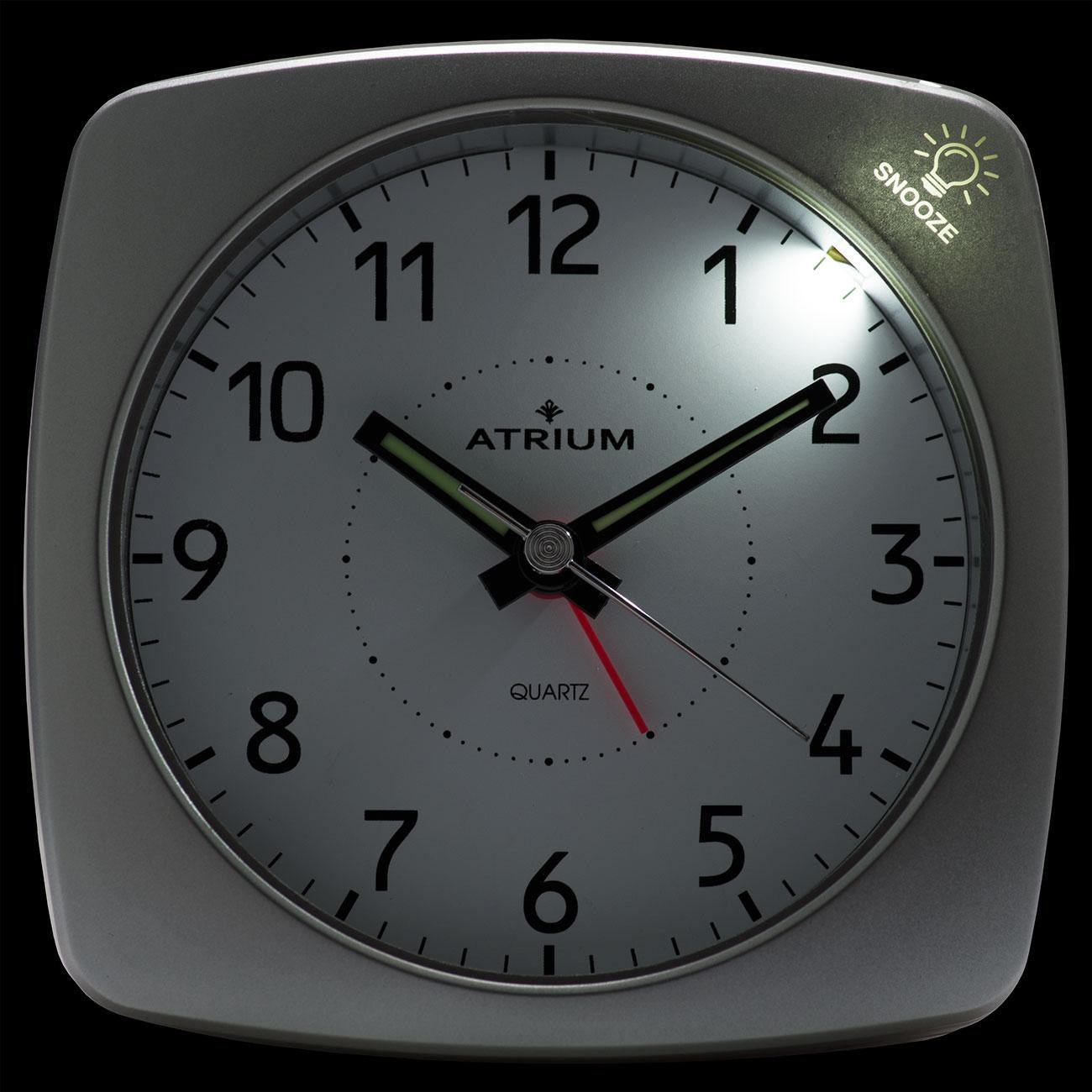 Atrium Quarzwecker »A251-19«, Wecker, Schlafzimmer, schleichende Sekunde, Snooze, Beleuchtung