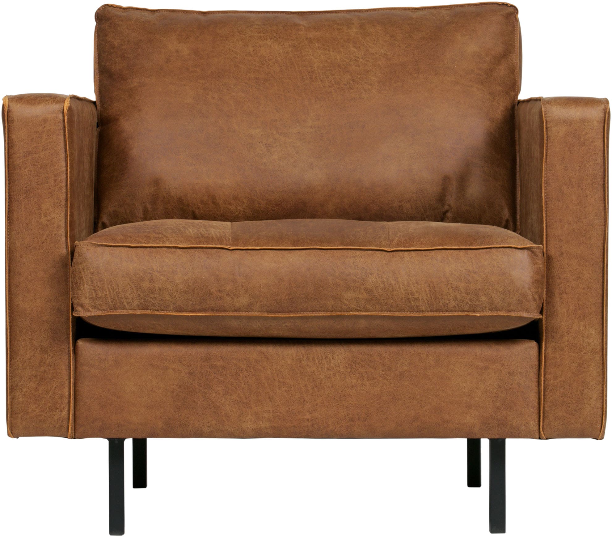 WOOOD Sessel »Rodeo Classic«, frei im Raum stellbar, mit recyceltem Leder, H 83 cm x B 98 cm