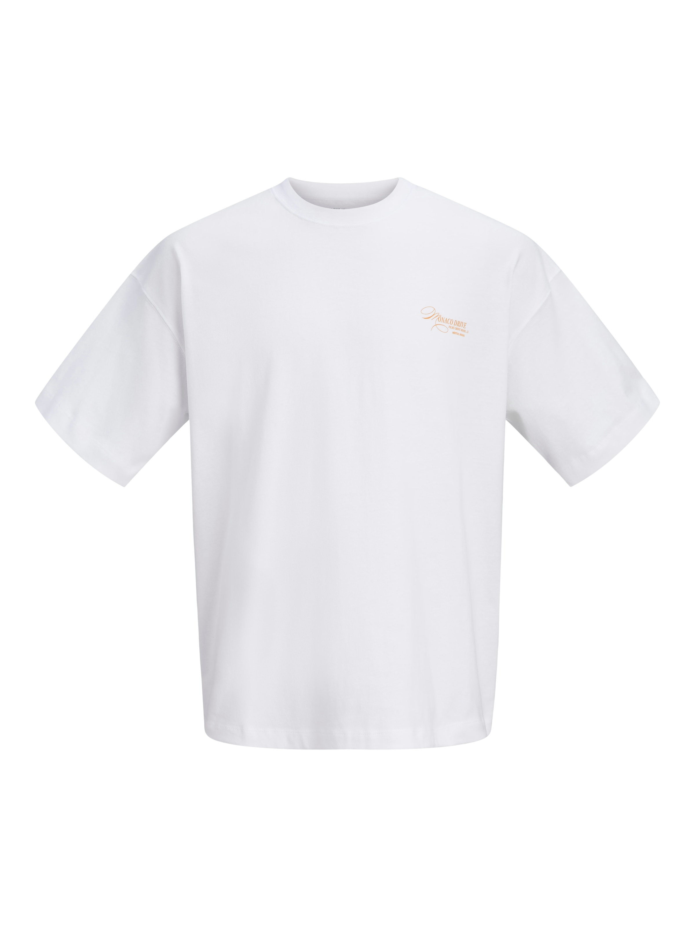 Jack & Jones Kurzarmshirt »JORSANREMO BACK TEE SS CREW NECK LN« Baumwolle