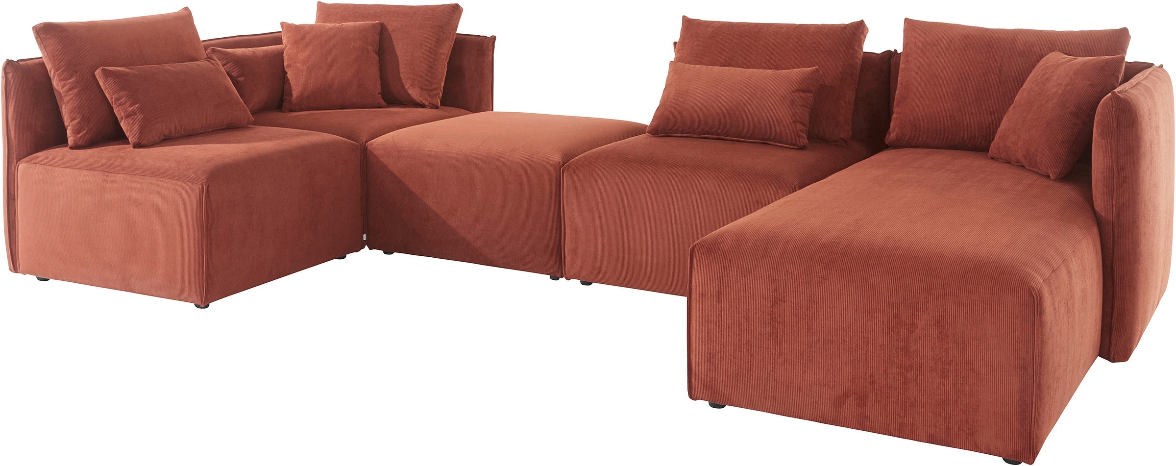 andas Wohnlandschaft »Nöre U-Form« 5 Teile, in vielen Bezugsqualitäten und günstig online kaufen