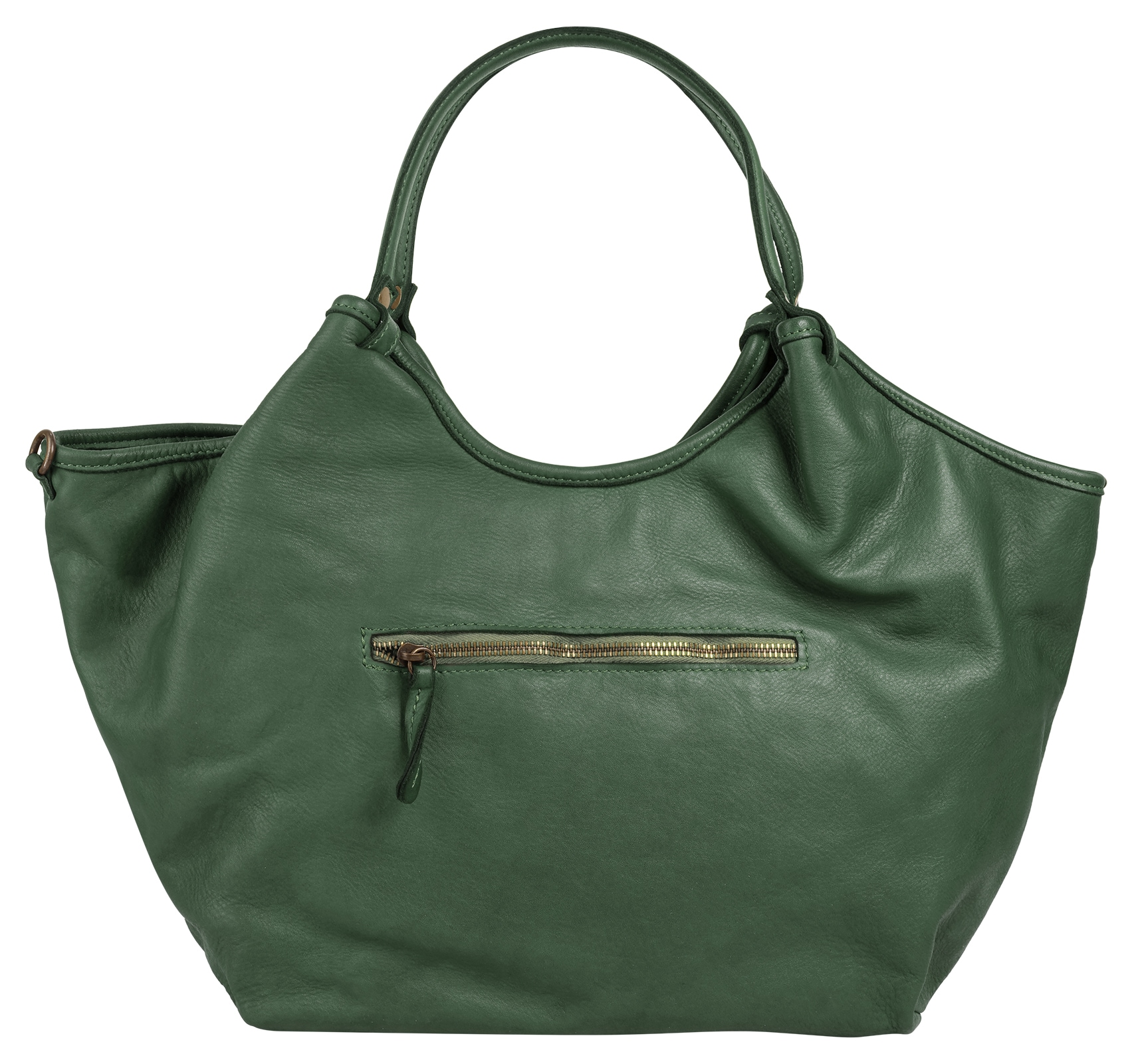 Samantha Look Henkeltasche, echt Leder, Made in Italy
