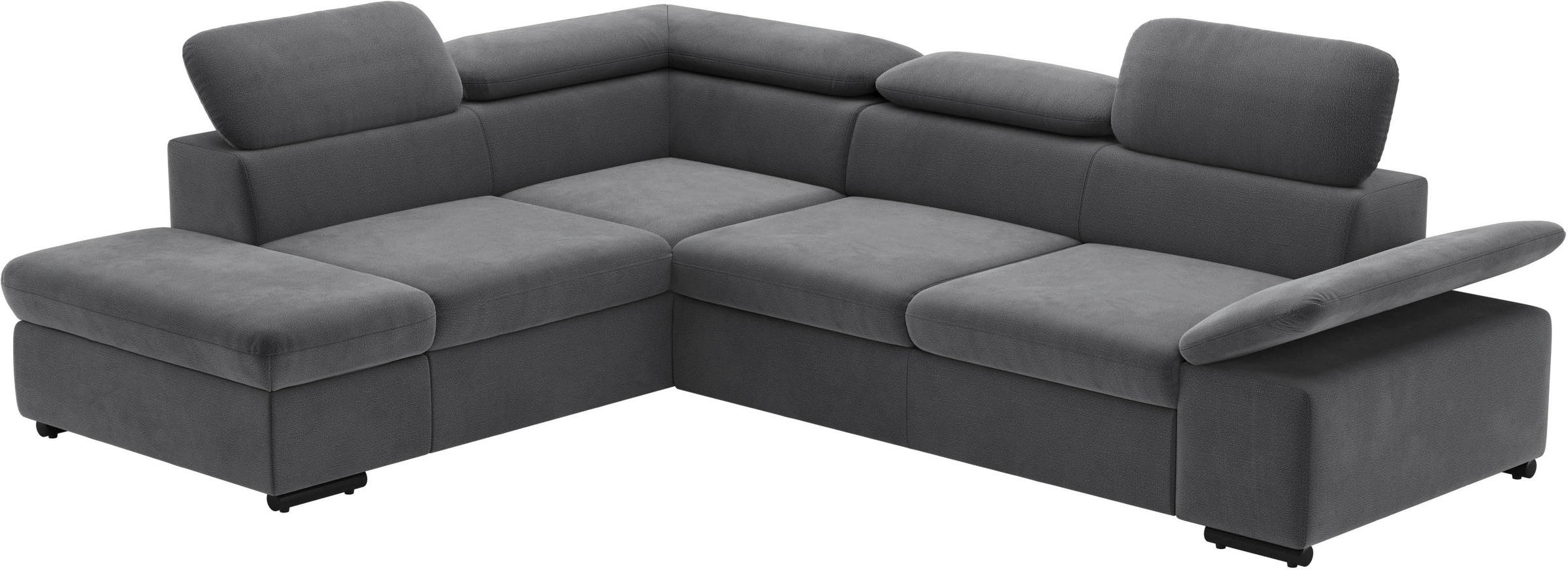 sit&more Ecksofa »Alcudia L-Form«, mit Armteilverstellung, optional Kopfteilverstellung und Bettfunktion