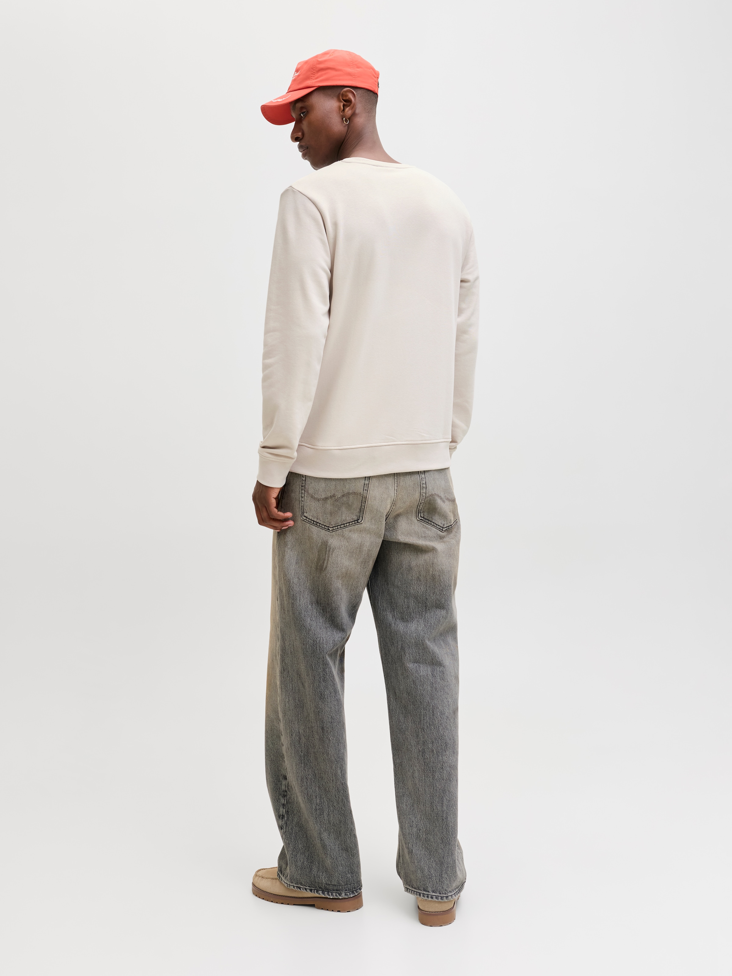 Jack & Jones Sweatshirt »JJDEVIN DAYTONA PRINT SWEAT CREW NECK«
